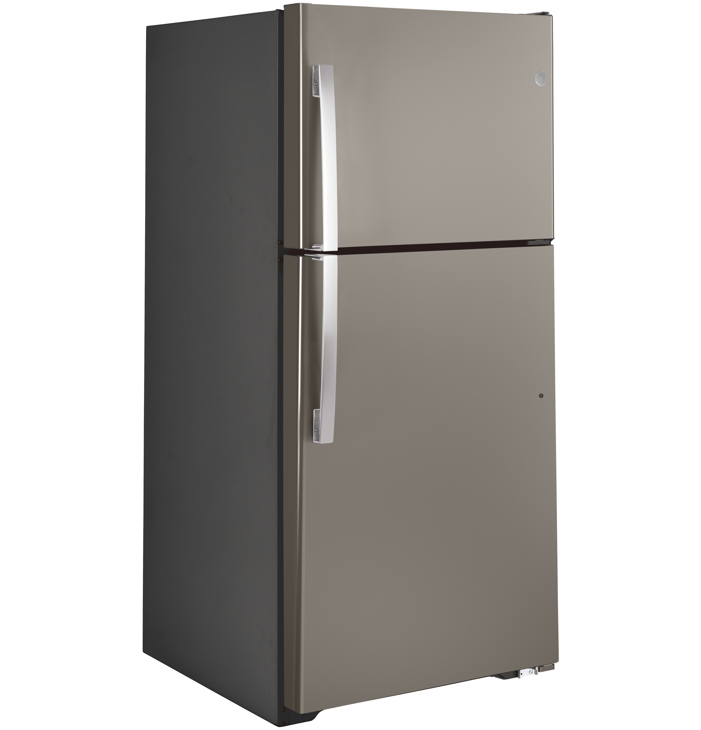 Refrigerador para garaje de 21.9 pies cúbicos con congelador superior (color gris pizarra) Listo para garaje GTS22KMNRES