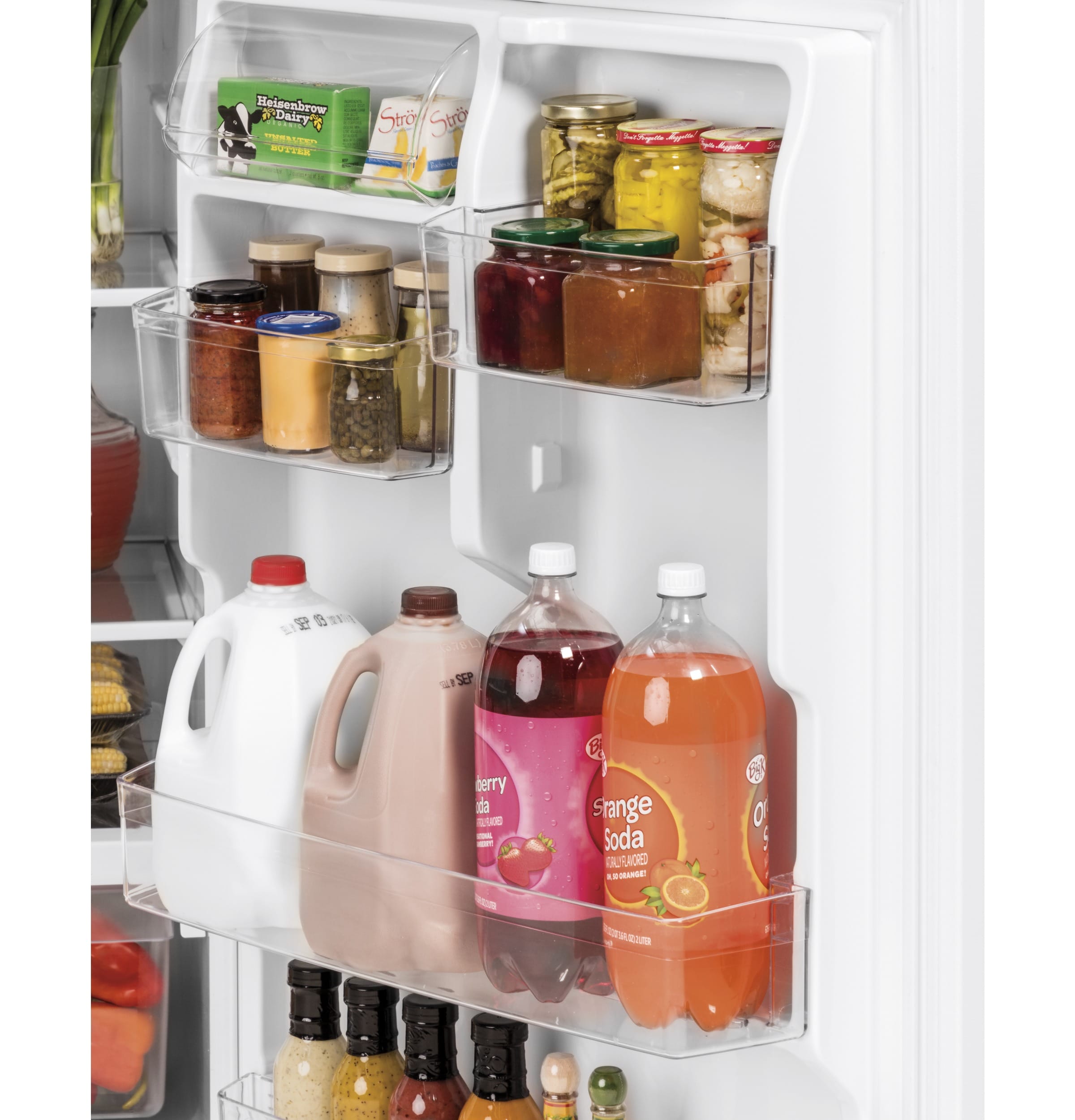 Refrigerador para garaje de 21.9 pies cúbicos con congelador superior (color gris pizarra) Listo para garaje GTS22KMNRES
