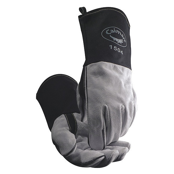 Guantes de soldadura Caiman MIG/Stick, palma de piel de vaca, L - 1504-3