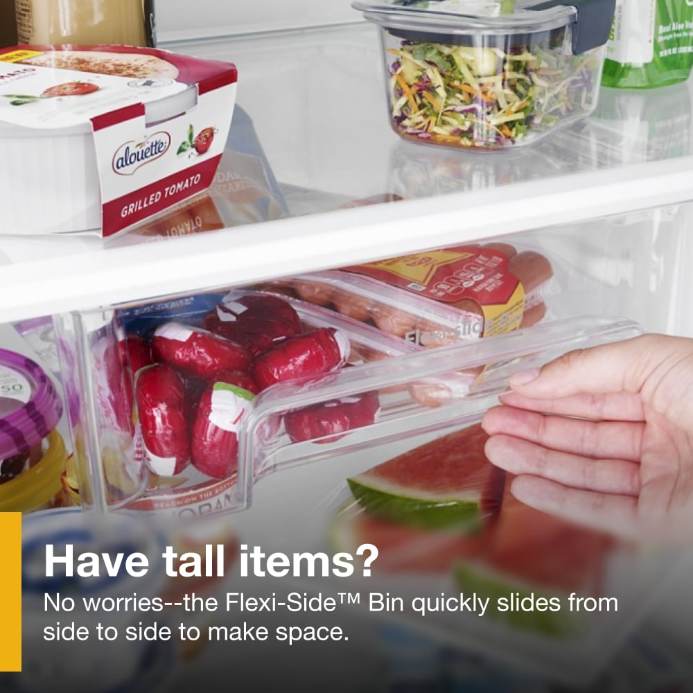 Refrigerador Whirlpool de 18.2 pies cúbicos con congelador superior (Blanco) WRT318FZDW