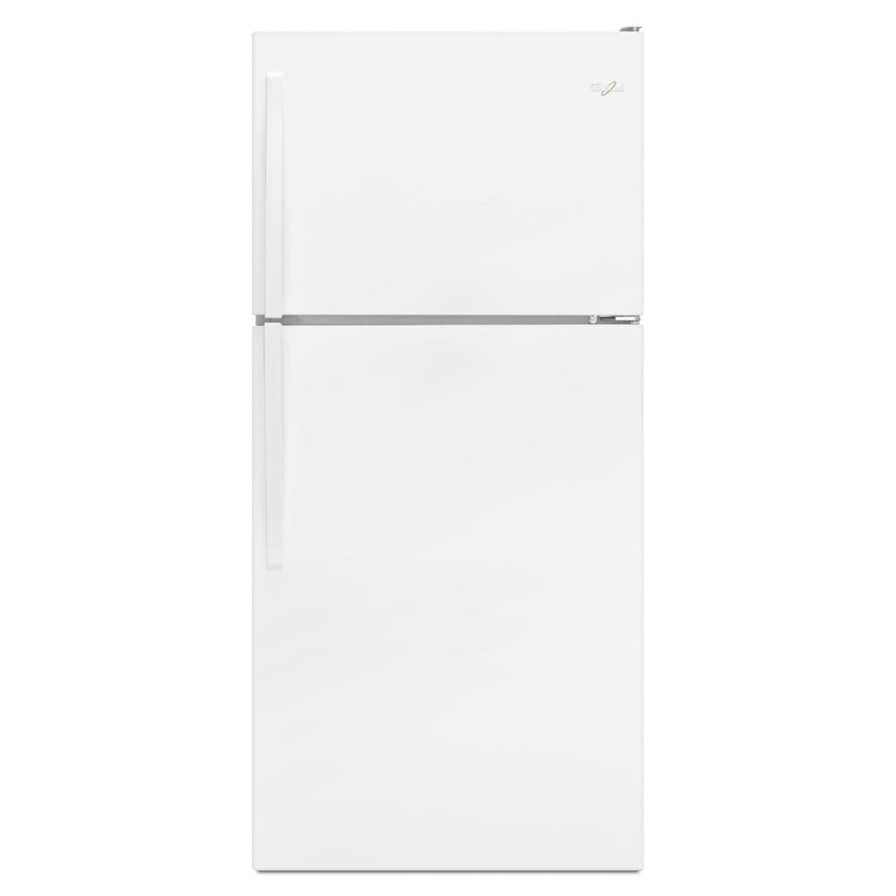 Refrigerador Whirlpool de 18.2 pies cúbicos con congelador superior (Blanco) WRT318FZDW