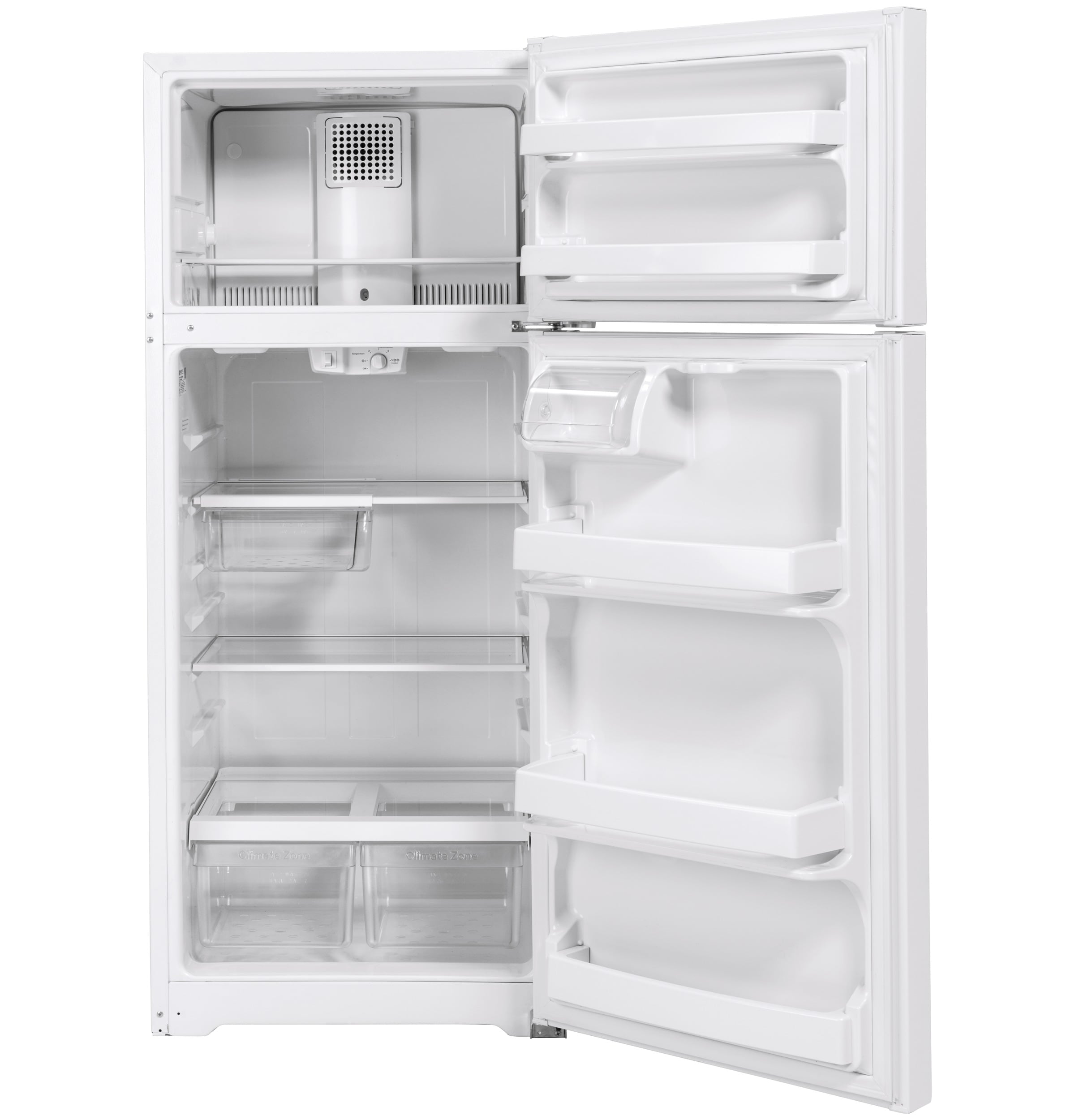 Refrigerador congelador superior de 17.5 pies cúbicos (Blanco)