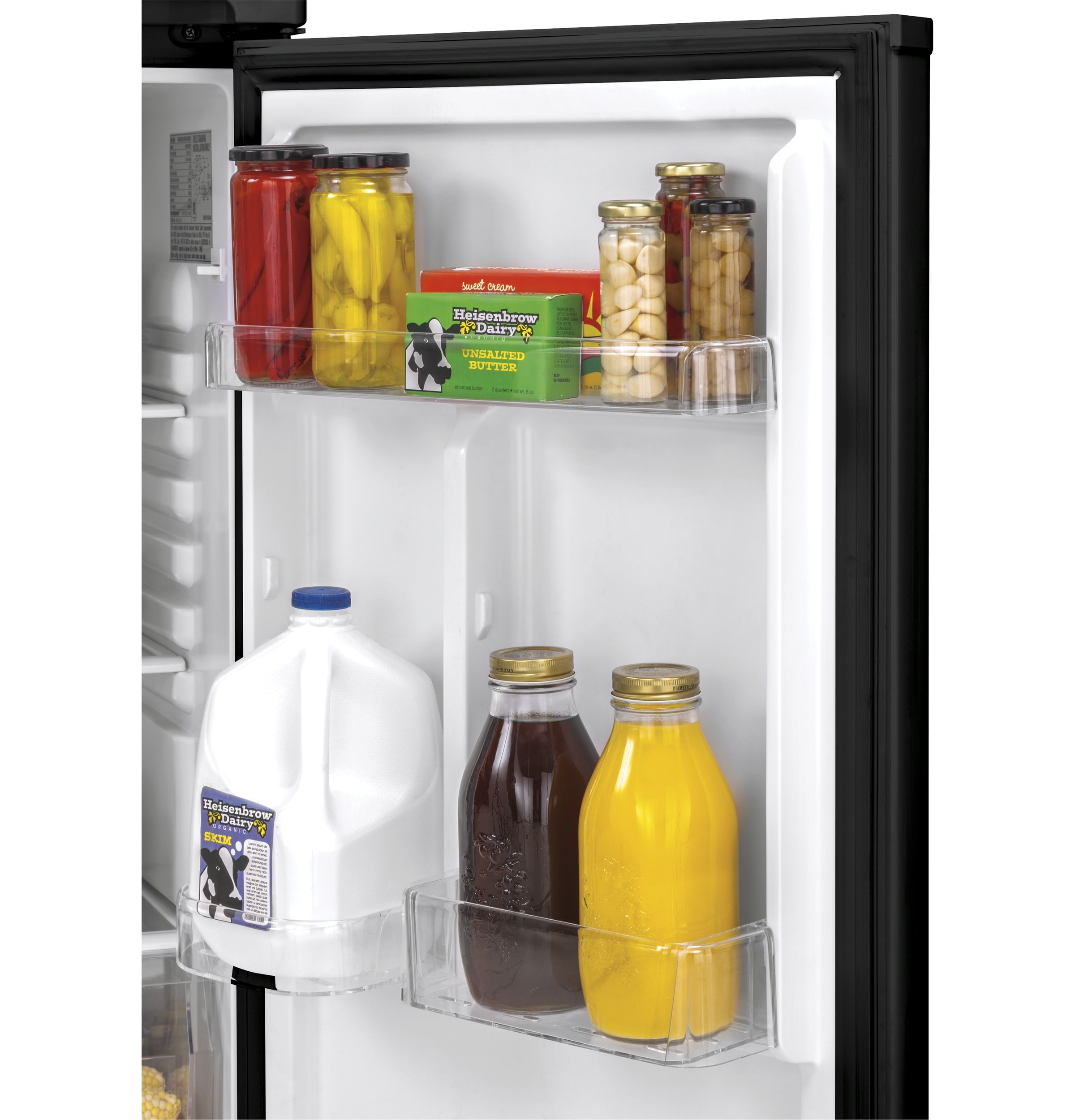 Refrigerador de acero inoxidable empotrable de 9.7 pies cúbicos de Hotpoint