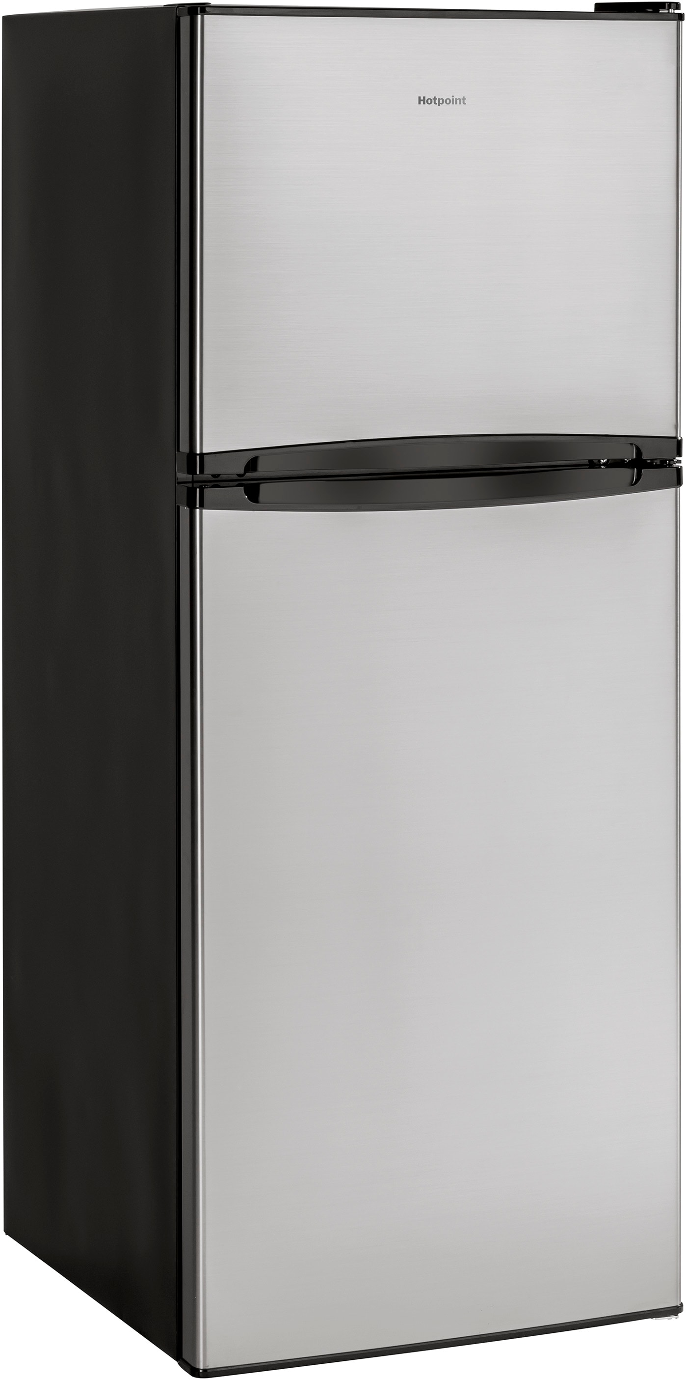 Refrigerador de acero inoxidable empotrable de 9.7 pies cúbicos de Hotpoint