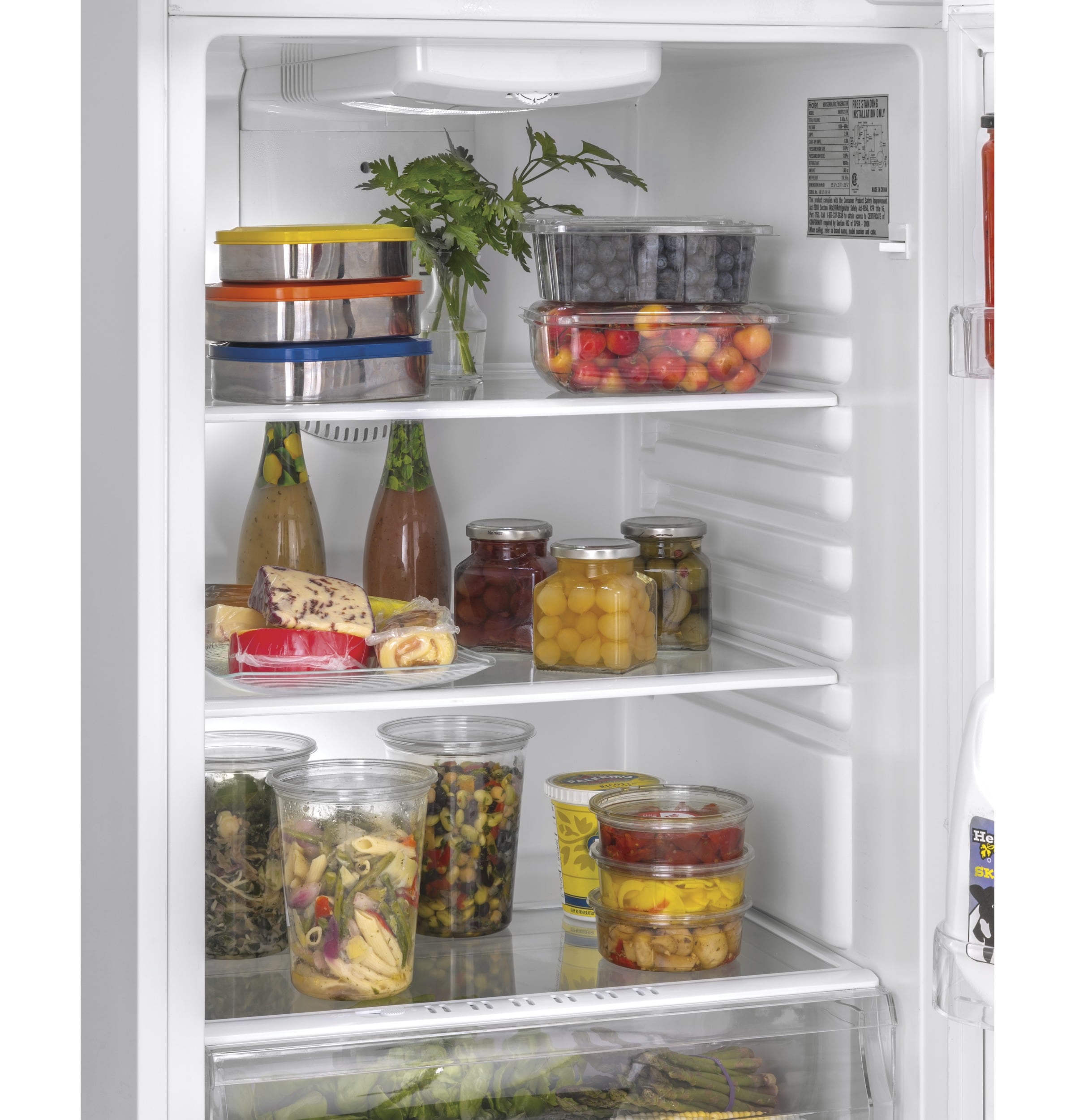 Refrigerador de Profundidad de Mostrador con Congelador Superior de 9.7 pies cúbicos (Blanco)