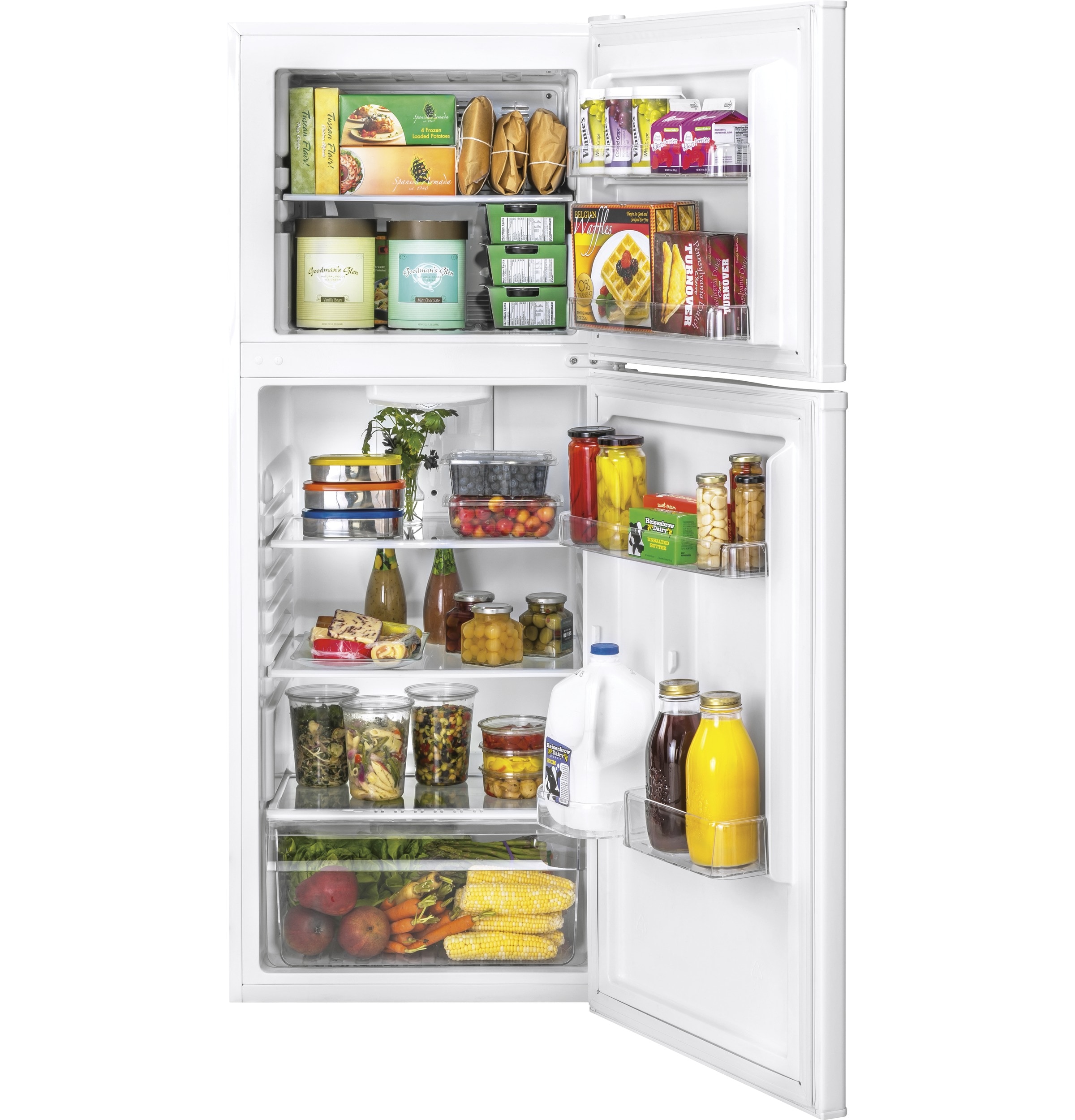 Refrigerador de Profundidad de Mostrador con Congelador Superior de 9.7 pies cúbicos (Blanco)