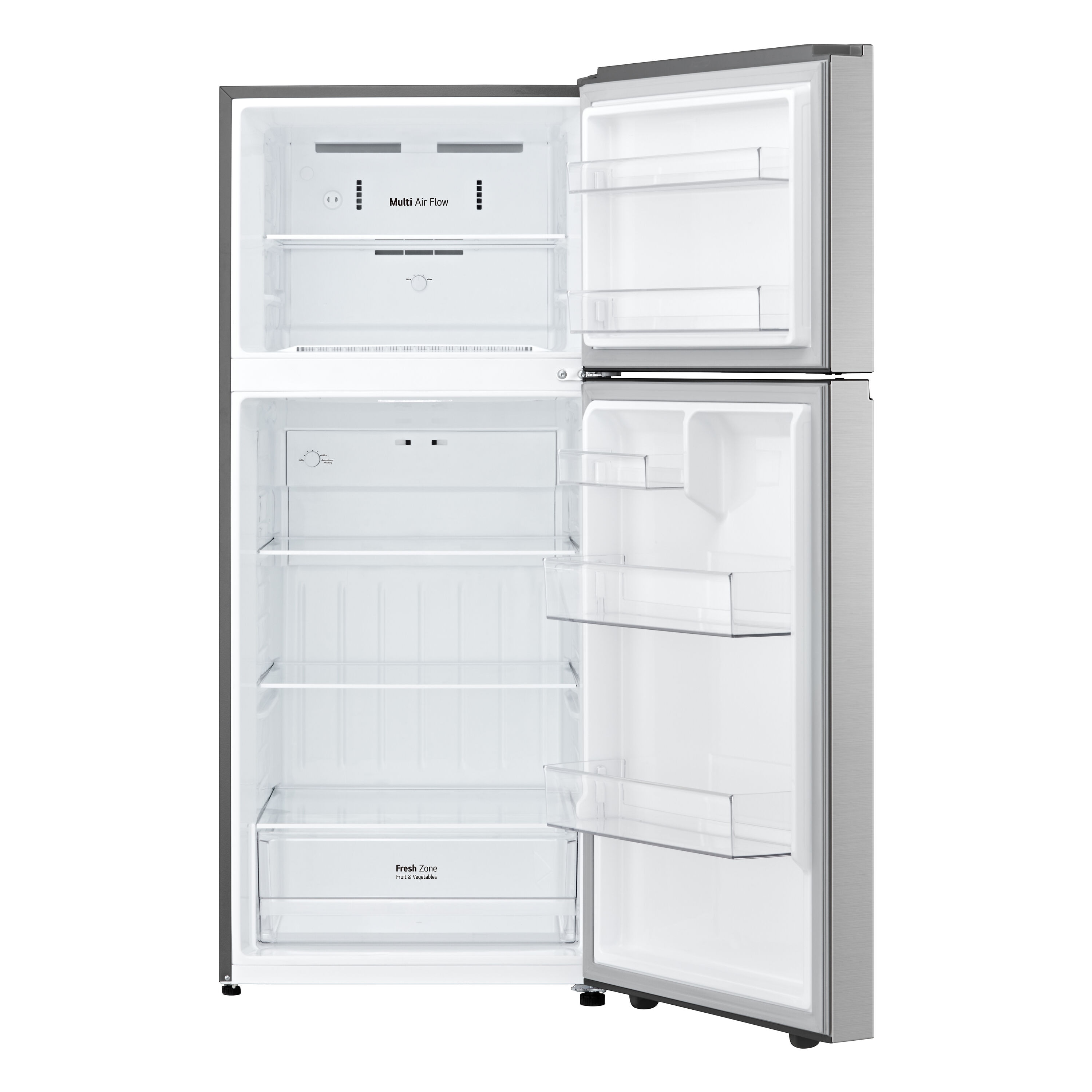 Refrigerador de 17.5 pies cúbicos con congelador superior (Acero Inoxidable PrintProof) listo para garaje y certificado por ENERGY STAR LT18S2100S
