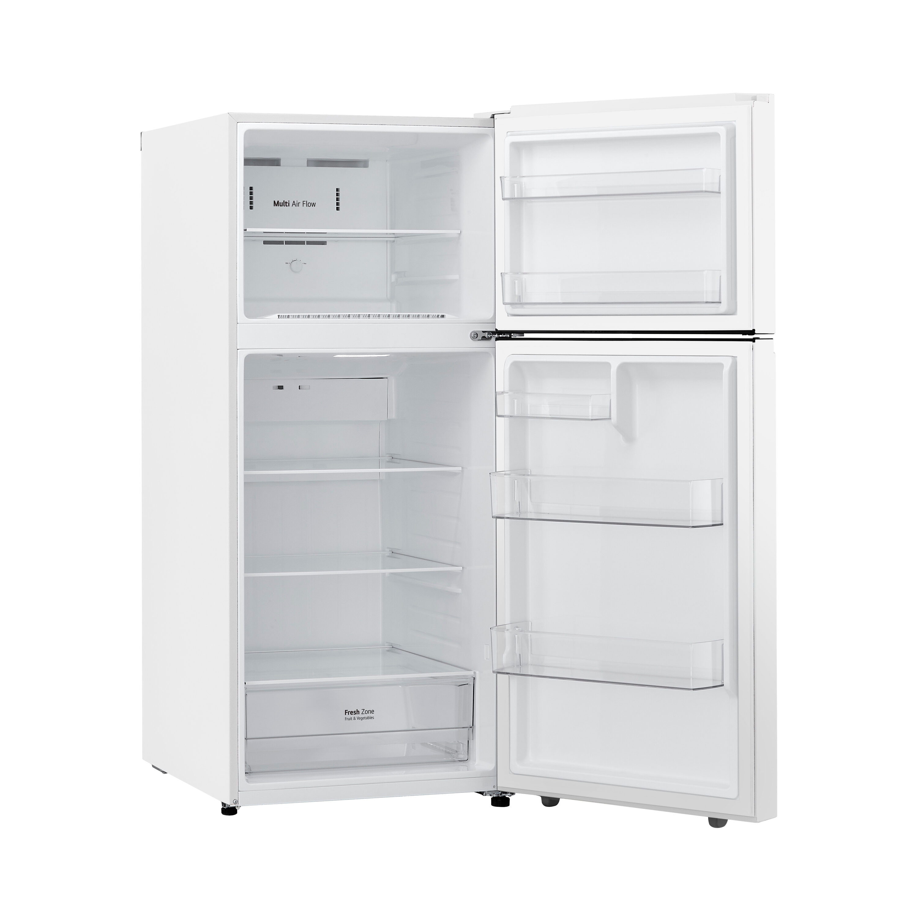 Refrigerador de 17.5 pies cúbicos con congelador superior (blanco) Listo para el garaje Certificado ENERGY STAR LG LT18S2100W