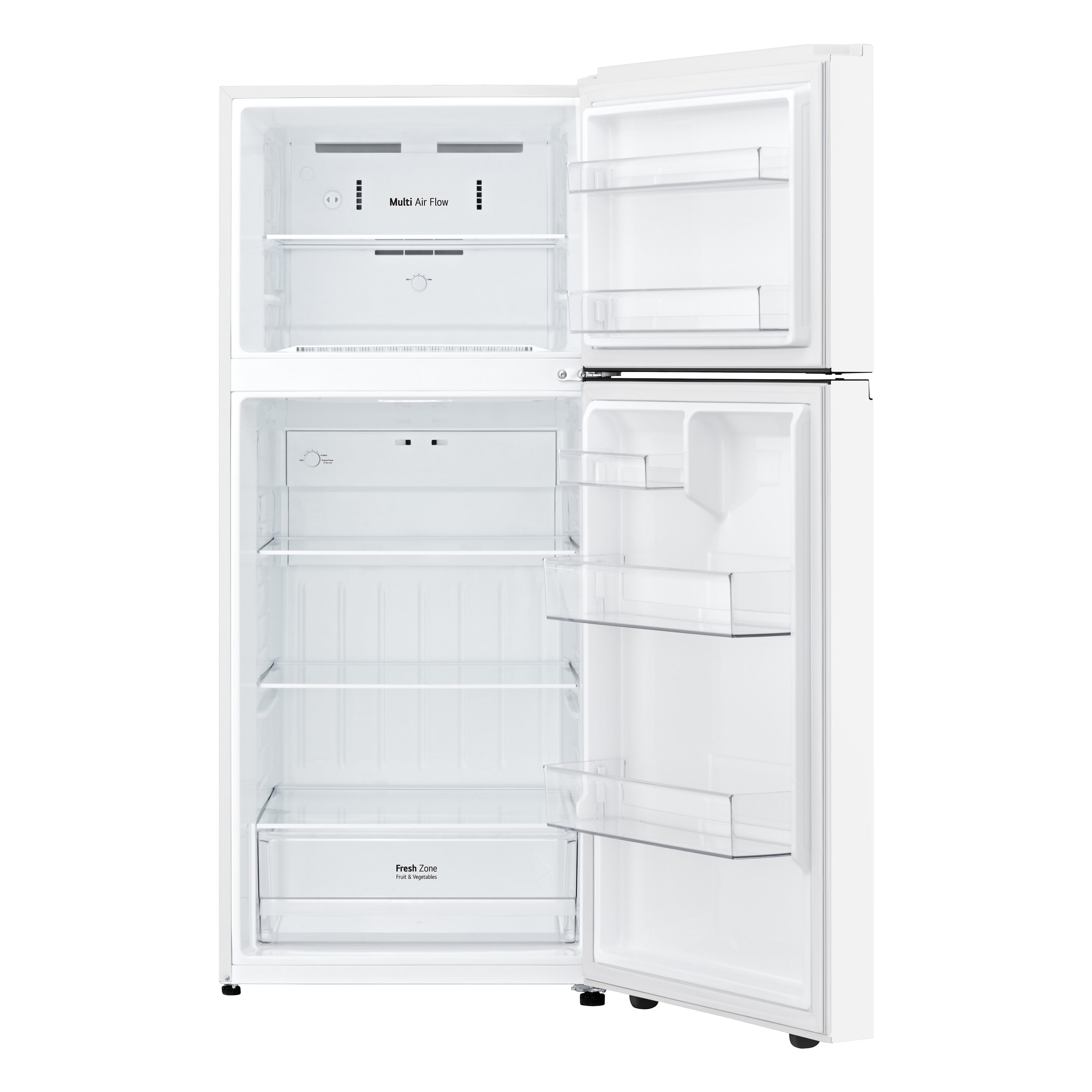 Refrigerador de 17.5 pies cúbicos con congelador superior (blanco) Listo para el garaje Certificado ENERGY STAR LG LT18S2100W