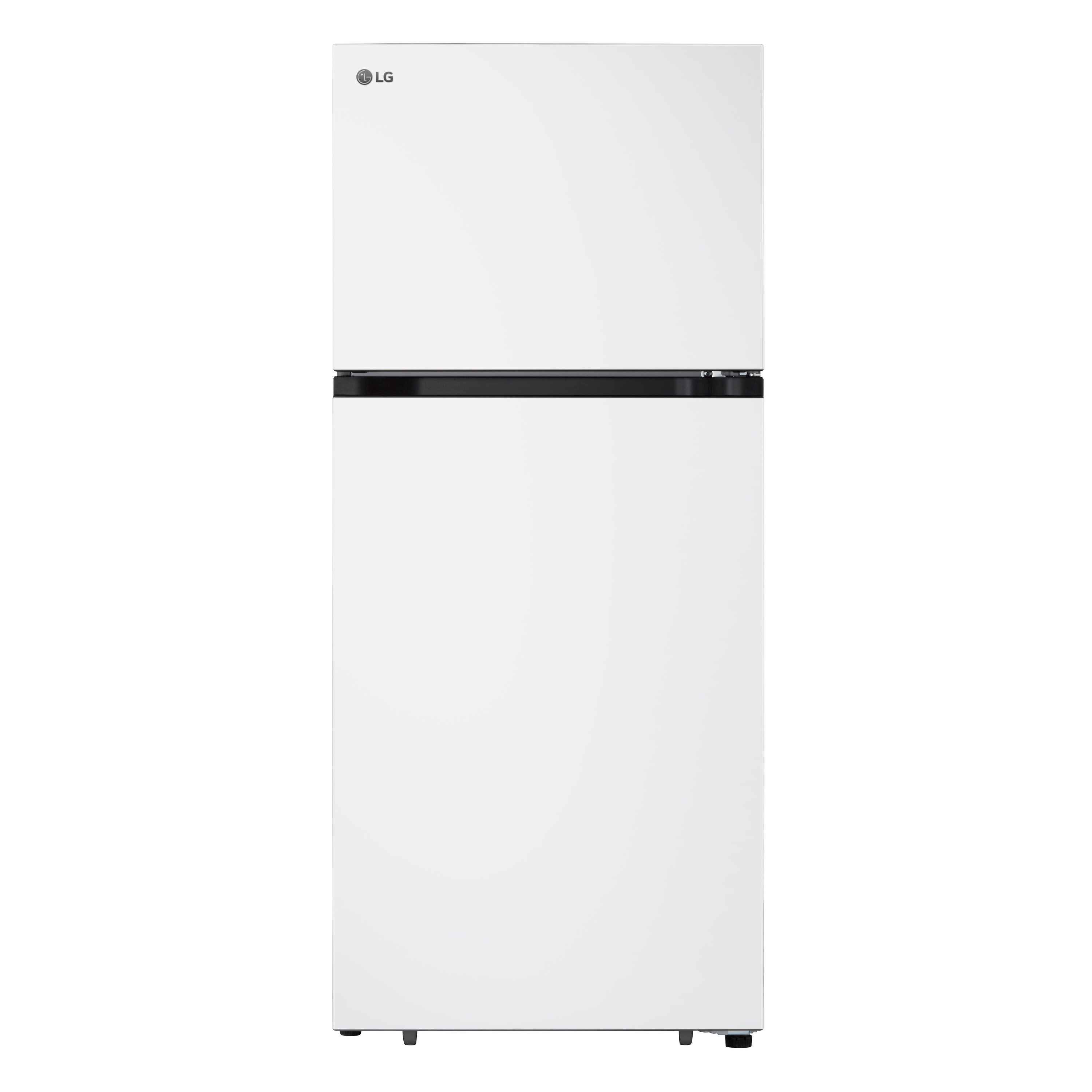 Refrigerador de 17.5 pies cúbicos con congelador superior (blanco) Listo para el garaje Certificado ENERGY STAR LG LT18S2100W
