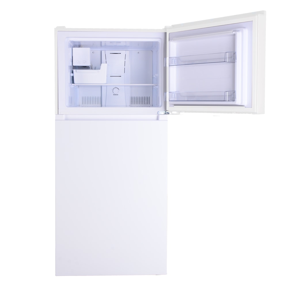 Refrigerador de 18.1 pies cúbicos con congelador superior y fabricador de hielo (blanco) certificado por ENERGY STAR