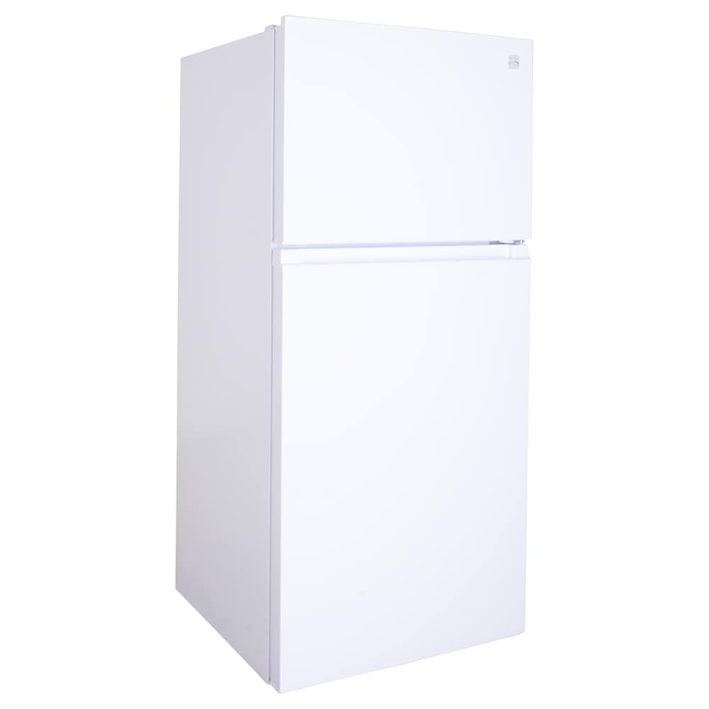 Refrigerador de 18.1 pies cúbicos con congelador superior y fabricador de hielo (blanco) certificado por ENERGY STAR