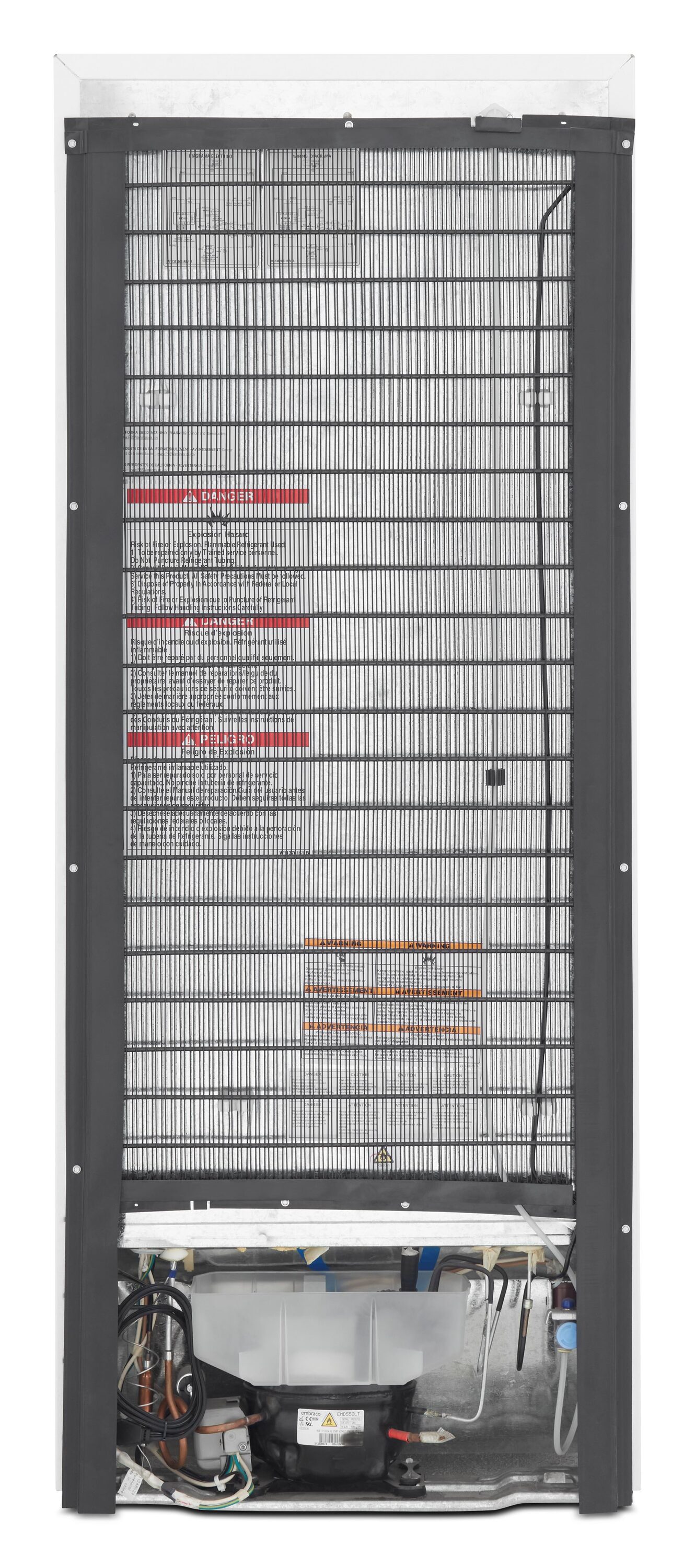 Refrigerador de 11.6 pies cúbicos de profundidad de mostrador con congelador superior (Blanco) Certificado ENERGY STAR WRT312CZJW
