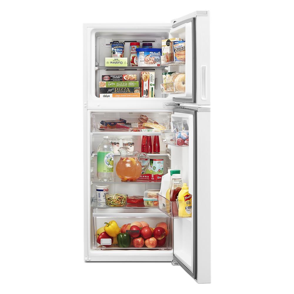 Refrigerador de 11.6 pies cúbicos de profundidad de mostrador con congelador superior (Blanco) Certificado ENERGY STAR WRT312CZJW