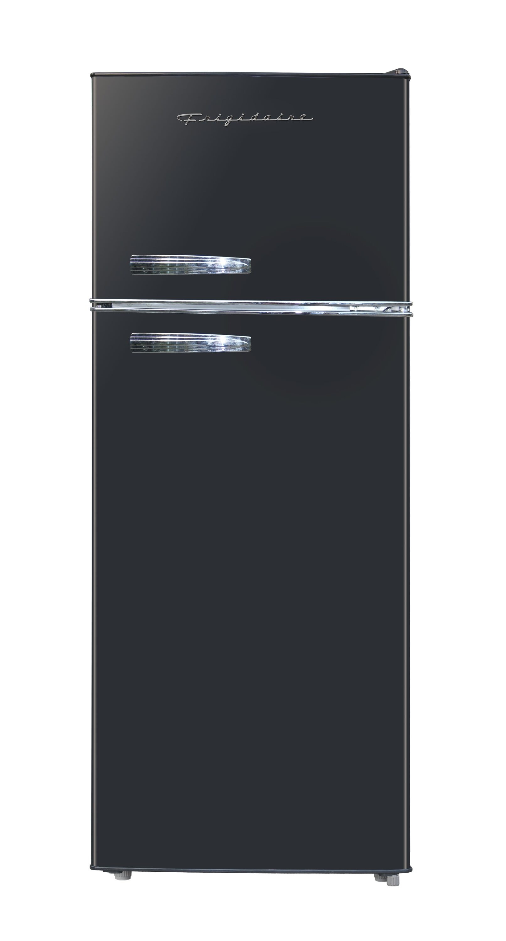 Refrigerador Frigidaire de 7.5 pies cúbicos con congelador superior de profundidad de mostrador (Negro) EFR753-NEGRO