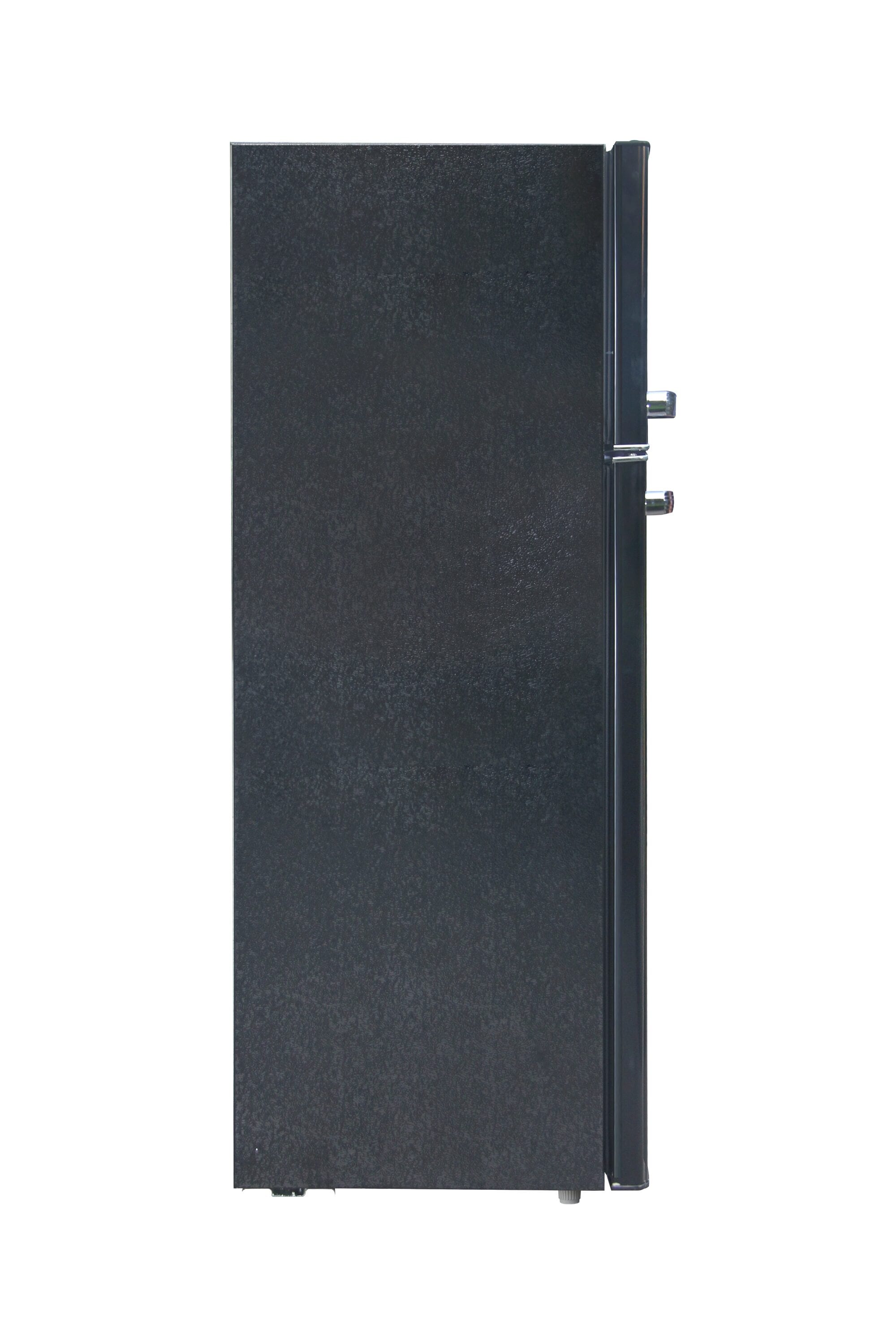 Refrigerador Frigidaire de 7.5 pies cúbicos con congelador superior de profundidad de mostrador (Negro) EFR753-NEGRO