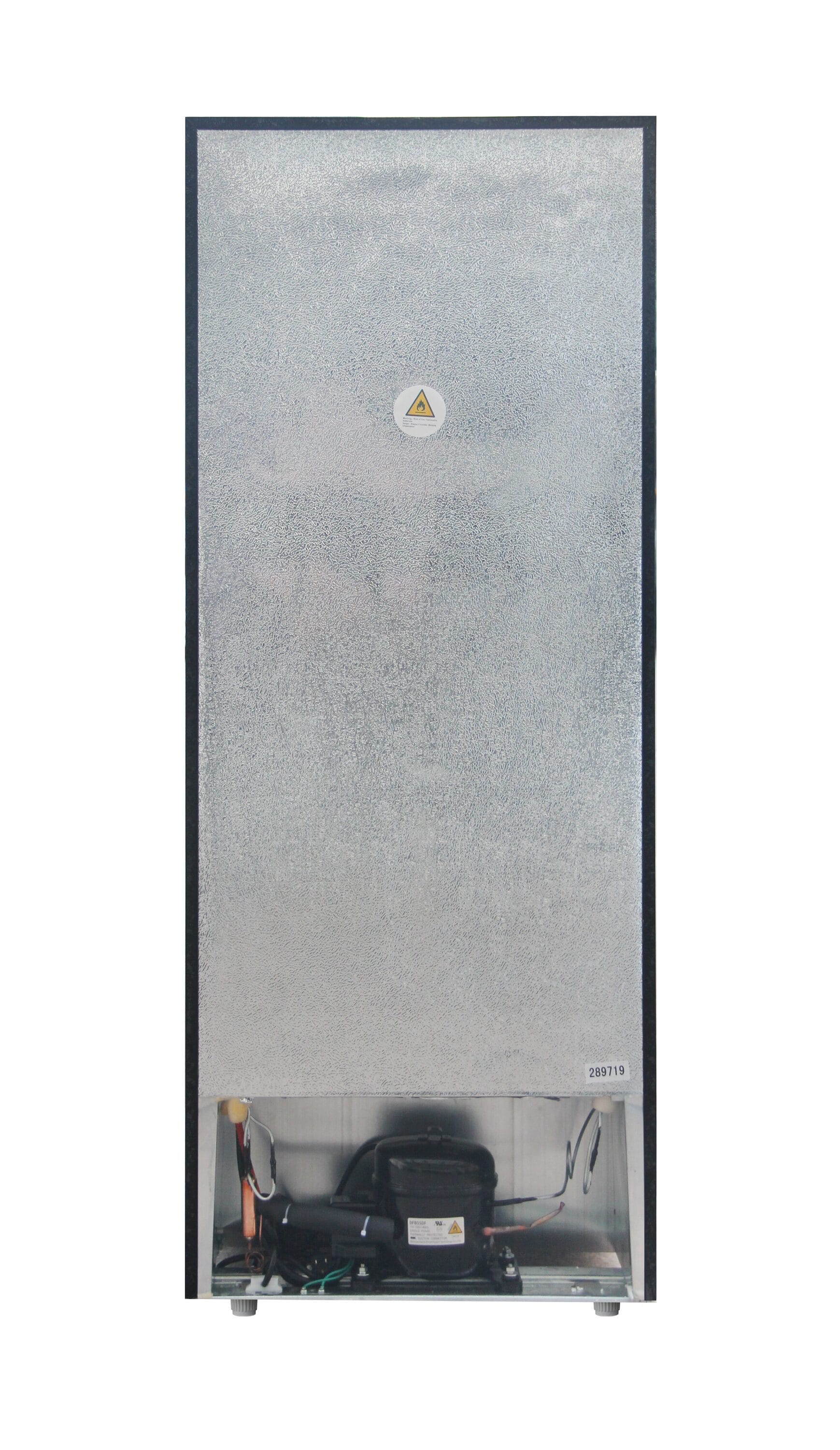 Refrigerador Frigidaire de 7.5 pies cúbicos con congelador superior de profundidad de mostrador (Negro) EFR753-NEGRO