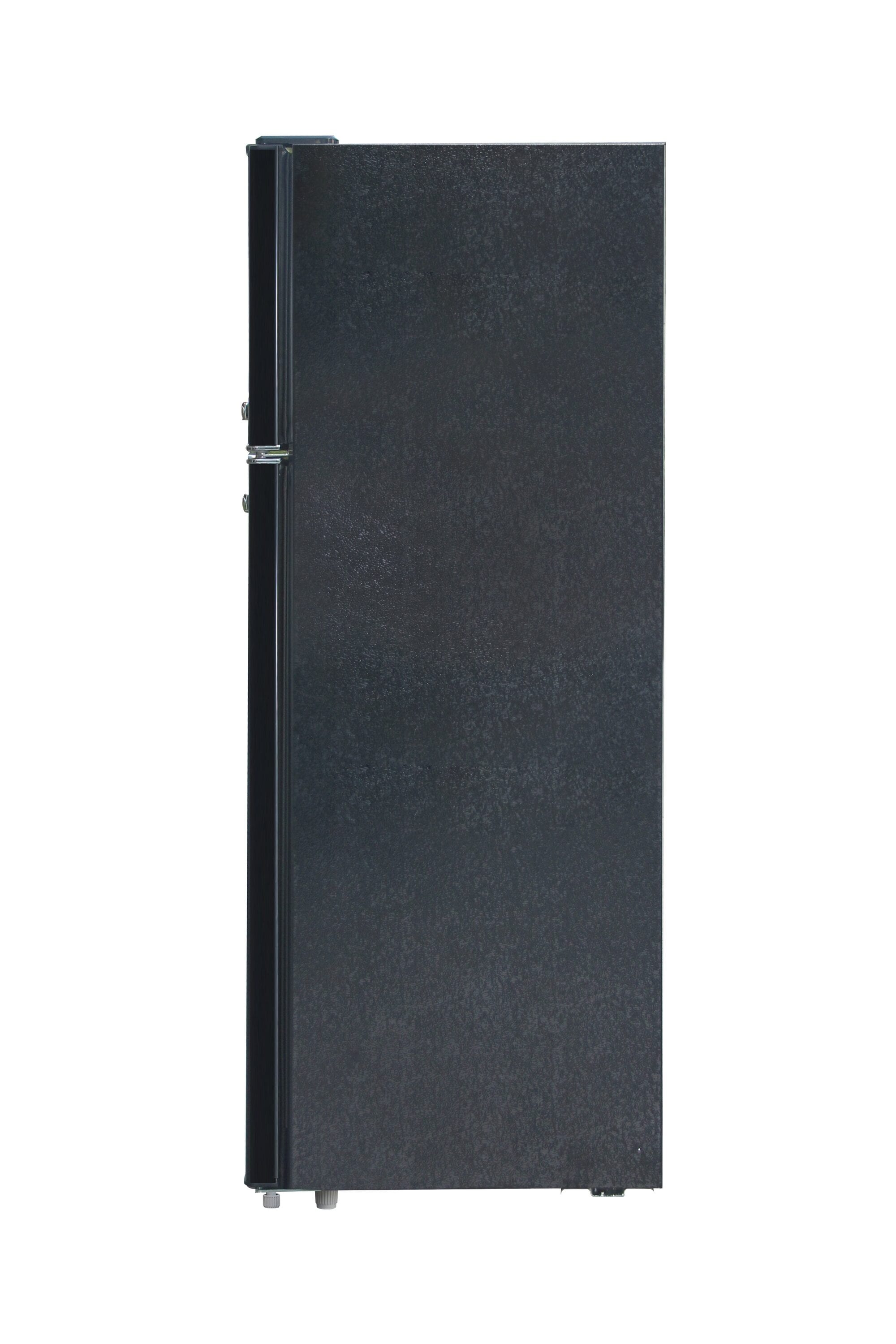 Refrigerador Frigidaire de 7.5 pies cúbicos con congelador superior de profundidad de mostrador (Negro) EFR753-NEGRO