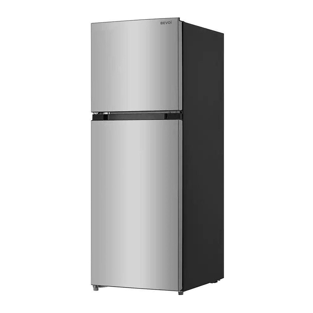 Refrigerador Bevoi de 7.1 pies cúbicos con congelador superior de profundidad de mostrador (acero inoxidable)
