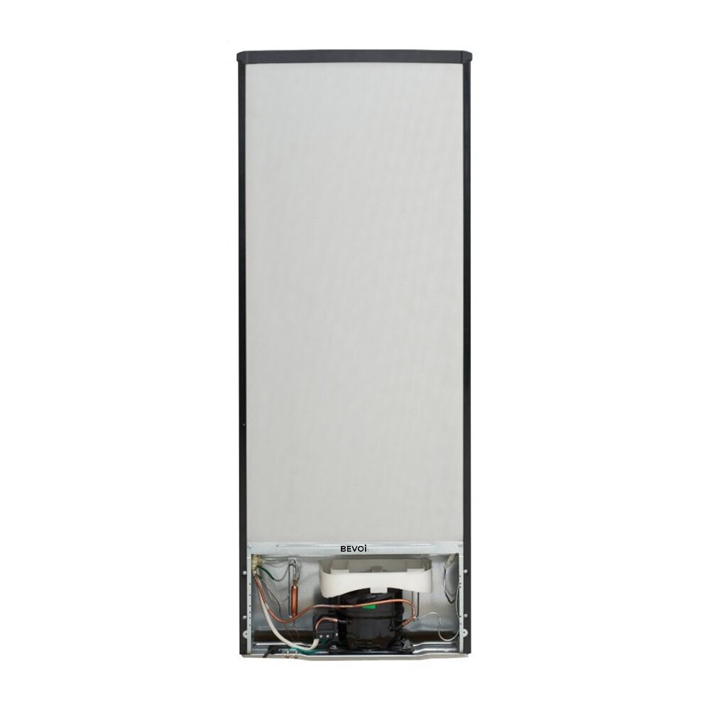 Refrigerador Bevoi de 7.1 pies cúbicos con congelador superior de profundidad de mostrador (acero inoxidable)