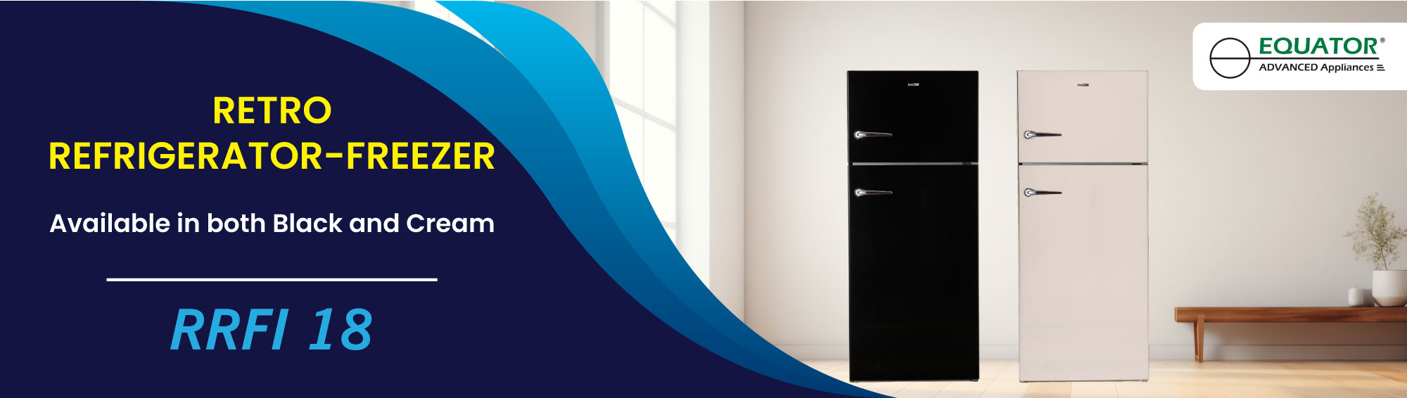 Refrigerador de 18 pies cúbicos con congelador superior de tamaño estándar y fabricador de hielo (Negro)