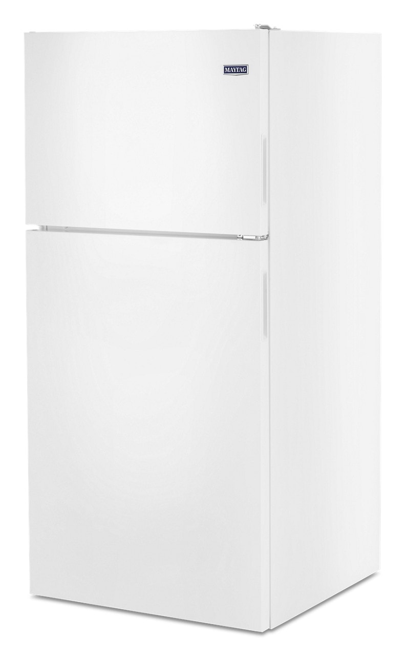 Refrigerador Maytag de 18.2 pies cúbicos con congelador superior (Blanco) MRT118FFFH