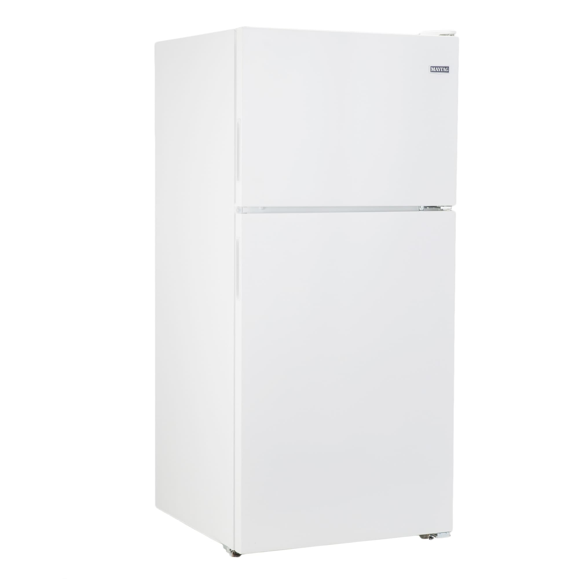 Refrigerador Maytag de 18.2 pies cúbicos con congelador superior (Blanco) MRT118FFFH