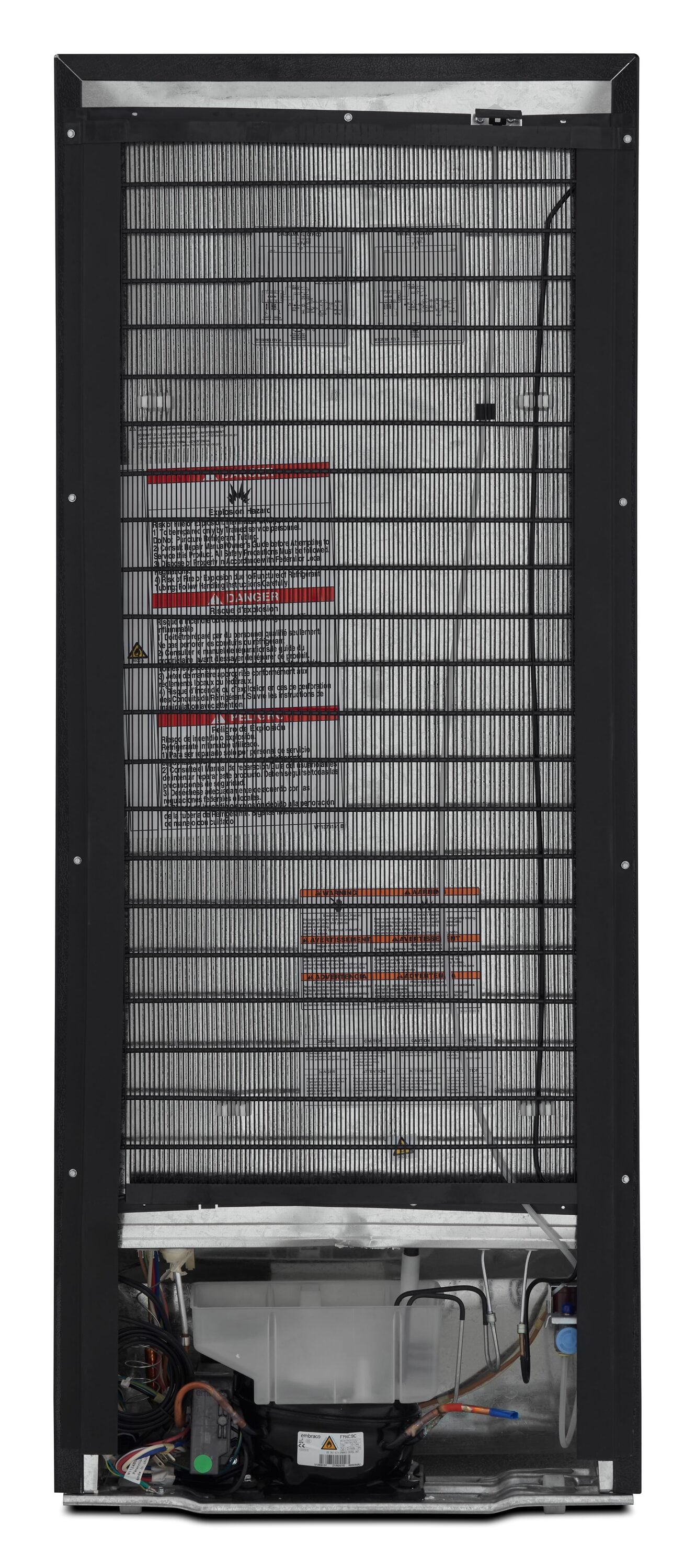 Refrigerador de 11.6 pies cúbicos de Profundidad de Mostrador con Congelador Superior (Negro Acero Inoxidable Resistente a las Huellas Dactilares)