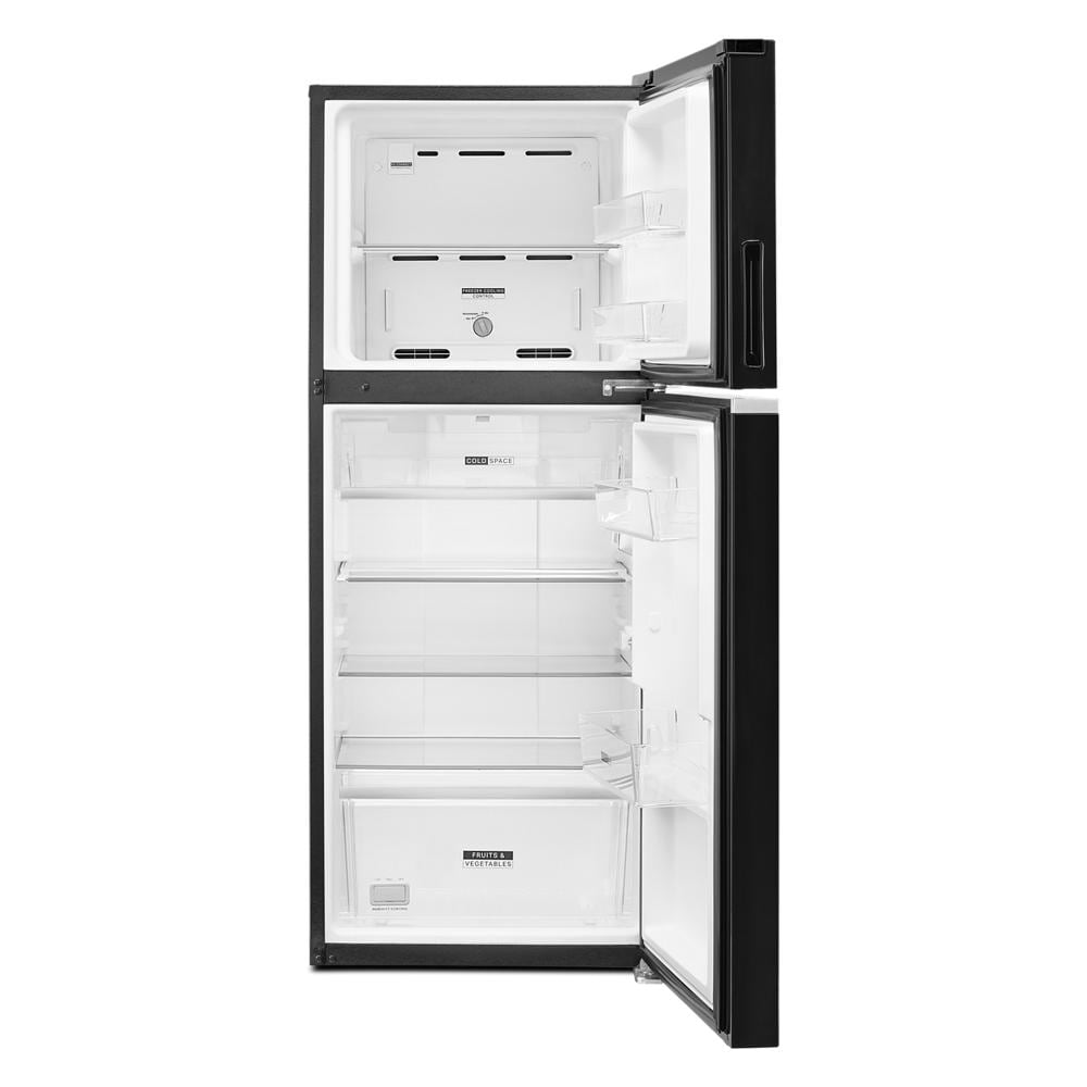 Refrigerador de 11.6 pies cúbicos de Profundidad de Mostrador con Congelador Superior (Negro Acero Inoxidable Resistente a las Huellas Dactilares)