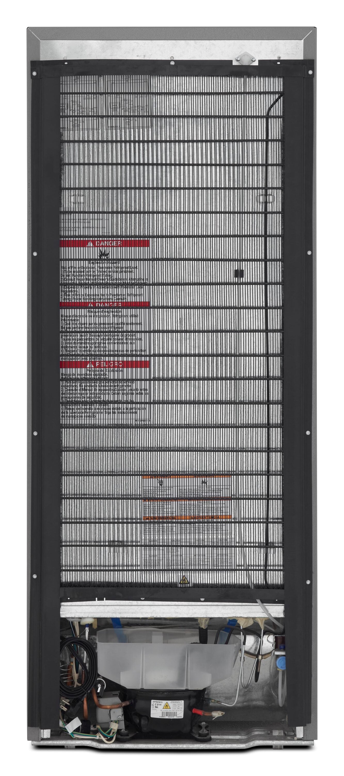 Refrigerador congelador superior de acero inoxidable resistente a huellas dactilares de 11.6 pies cúbicos de profundidad de mostrador - Whirlpool WRT312CZJZ