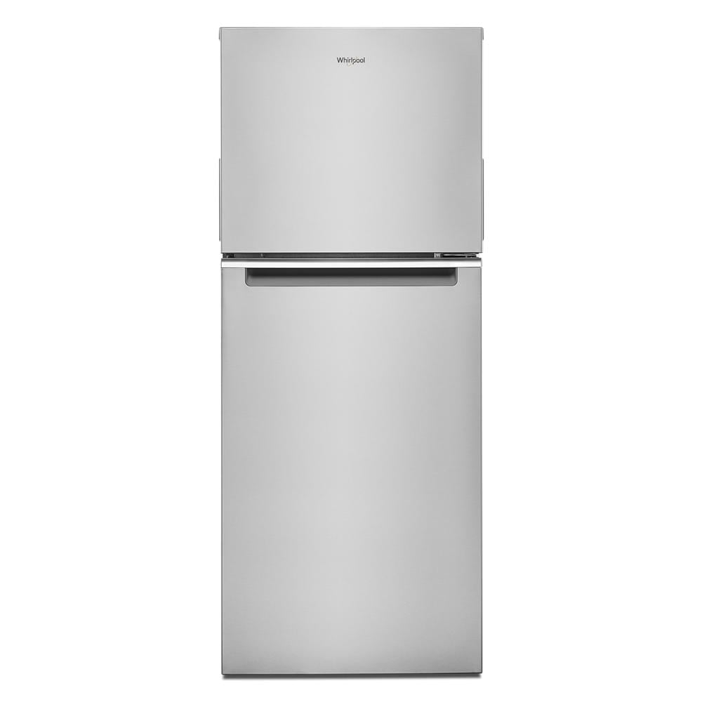 Refrigerador congelador superior de acero inoxidable resistente a huellas dactilares de 11.6 pies cúbicos de profundidad de mostrador - Whirlpool WRT312CZJZ
