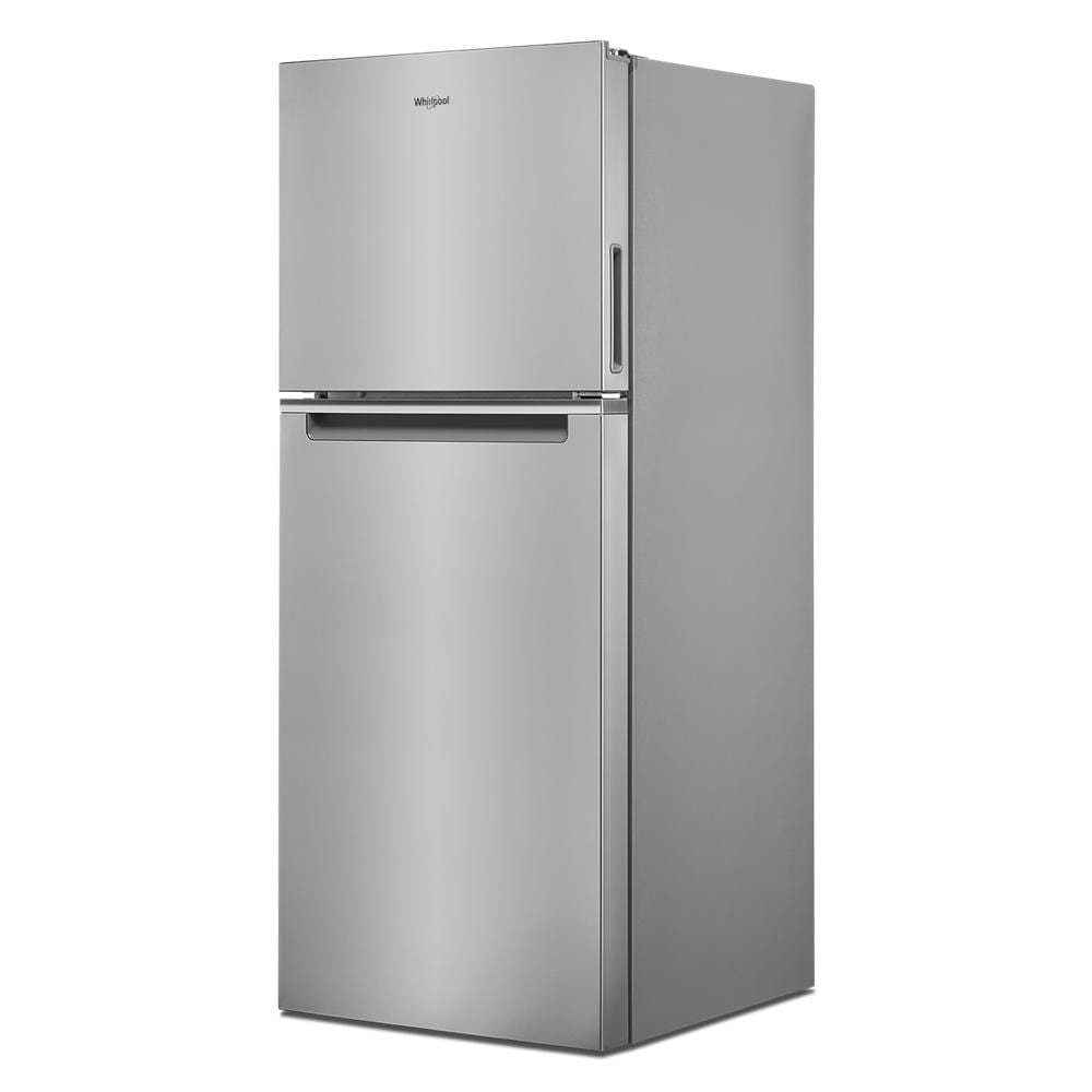 Refrigerador congelador superior de acero inoxidable resistente a huellas dactilares de 11.6 pies cúbicos de profundidad de mostrador - Whirlpool WRT312CZJZ