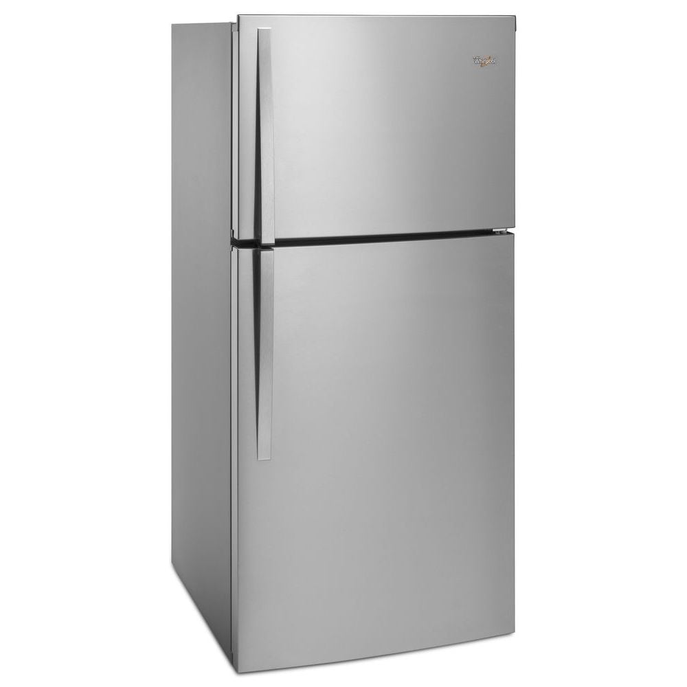 Refrigerador congelador superior de 19.1 pies cúbicos de Whirlpool (Acero metálico resistente a huellas dactilares) WRT519SZDG