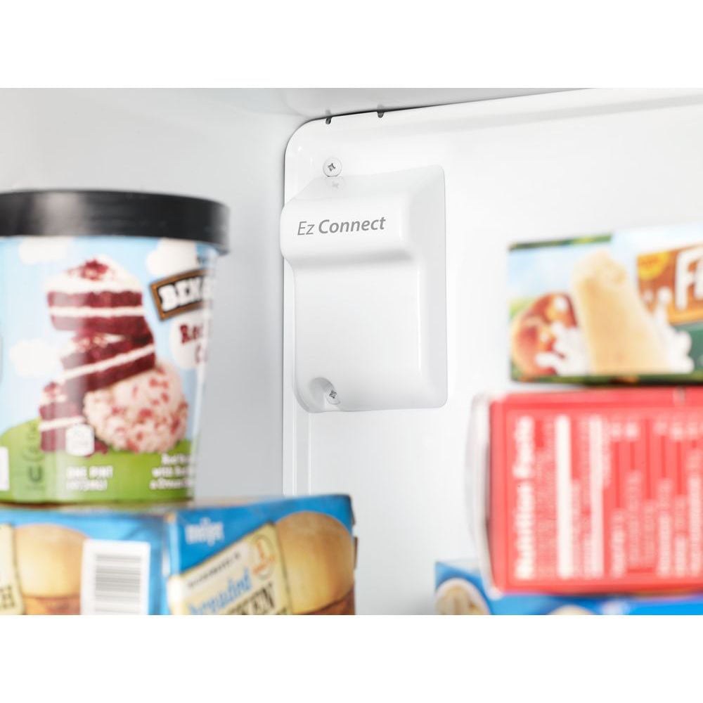 Refrigerador congelador superior de 19.1 pies cúbicos de Whirlpool (Acero metálico resistente a huellas dactilares) WRT519SZDG