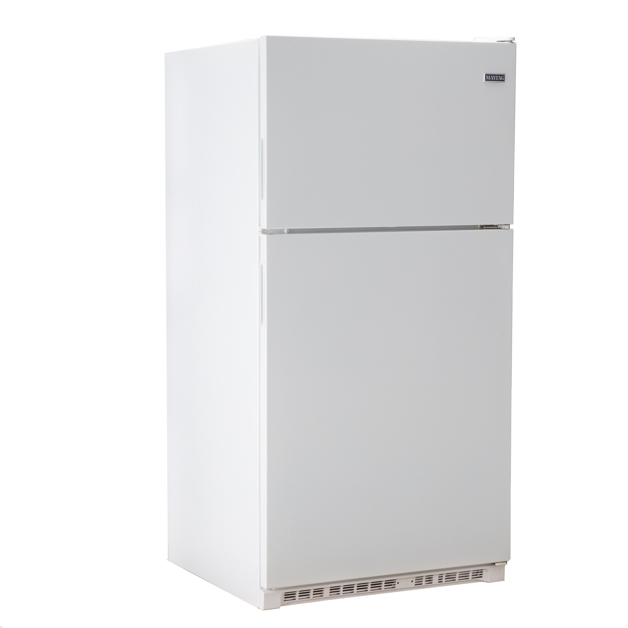 Refrigerador de 20.5 pies cúbicos con congelador superior (blanco) Maytag MRT311FFFH.