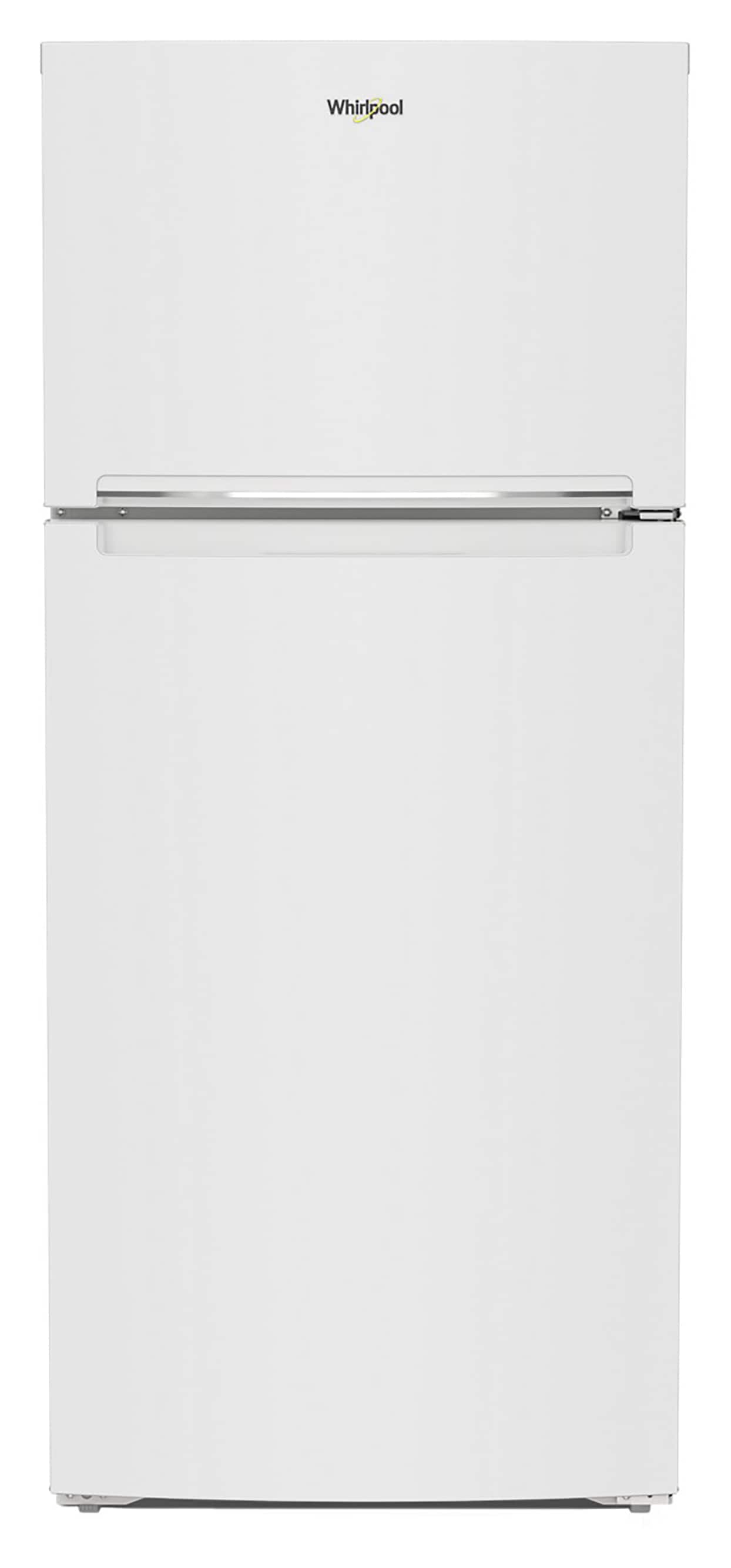 Refrigerador de 16.3 pies cúbicos con congelador superior (blanco) Whirlpool