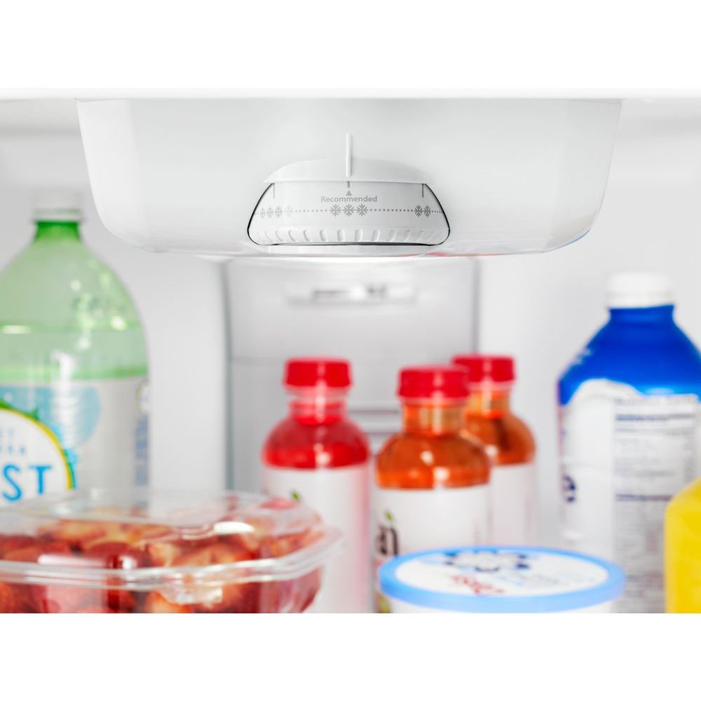 Refrigerador congelador superior de 21.3 pies cúbicos (negro) certificado ENERGY STAR de Whirlpool WRT541SZDB