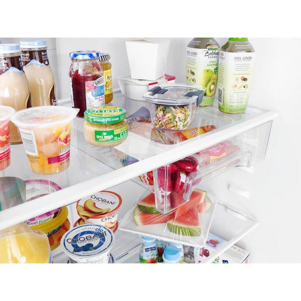 Refrigerador congelador superior de 21.3 pies cúbicos (negro) certificado ENERGY STAR de Whirlpool WRT541SZDB