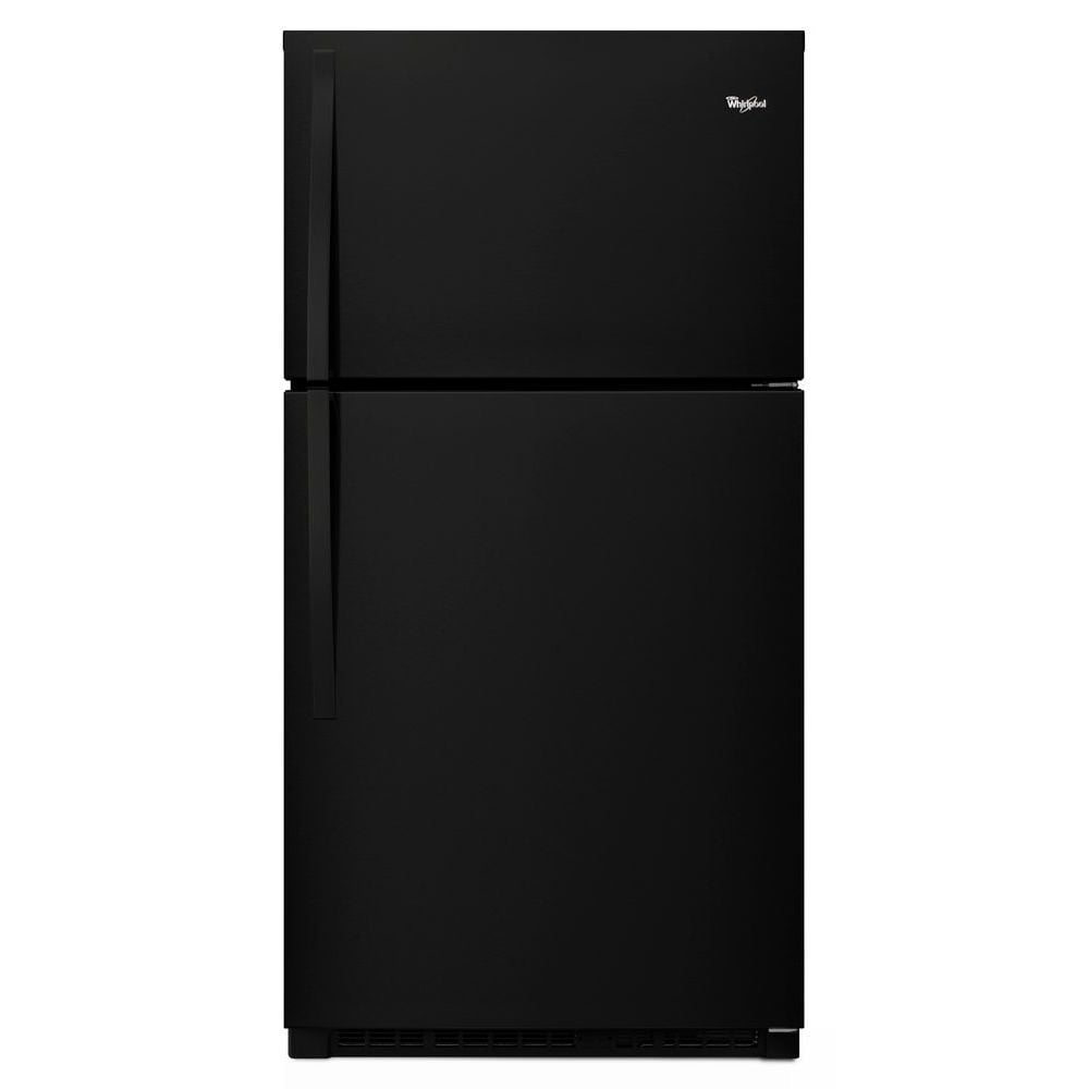 Refrigerador congelador superior de 21.3 pies cúbicos (negro) certificado ENERGY STAR de Whirlpool WRT541SZDB
