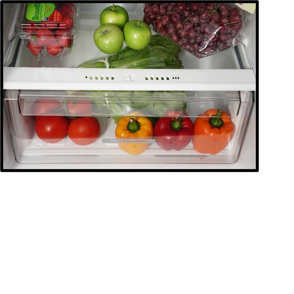 Refrigerador de congelador superior de profundidad de mostrador de 11.6 pies cúbicos Premium (Blanco)