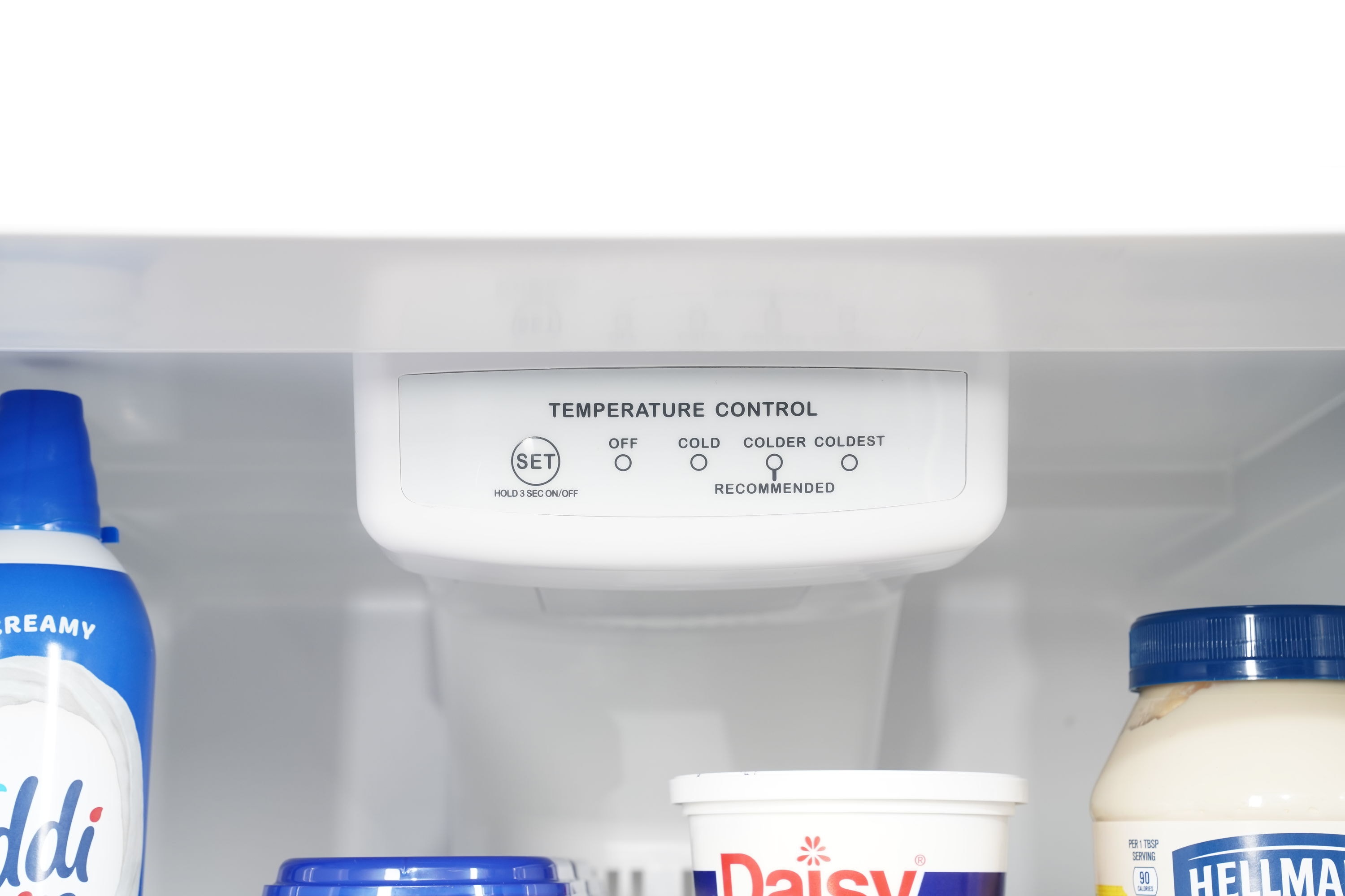 Refrigerador de congelador superior de profundidad de mostrador de 11.6 pies cúbicos Premium (Blanco)