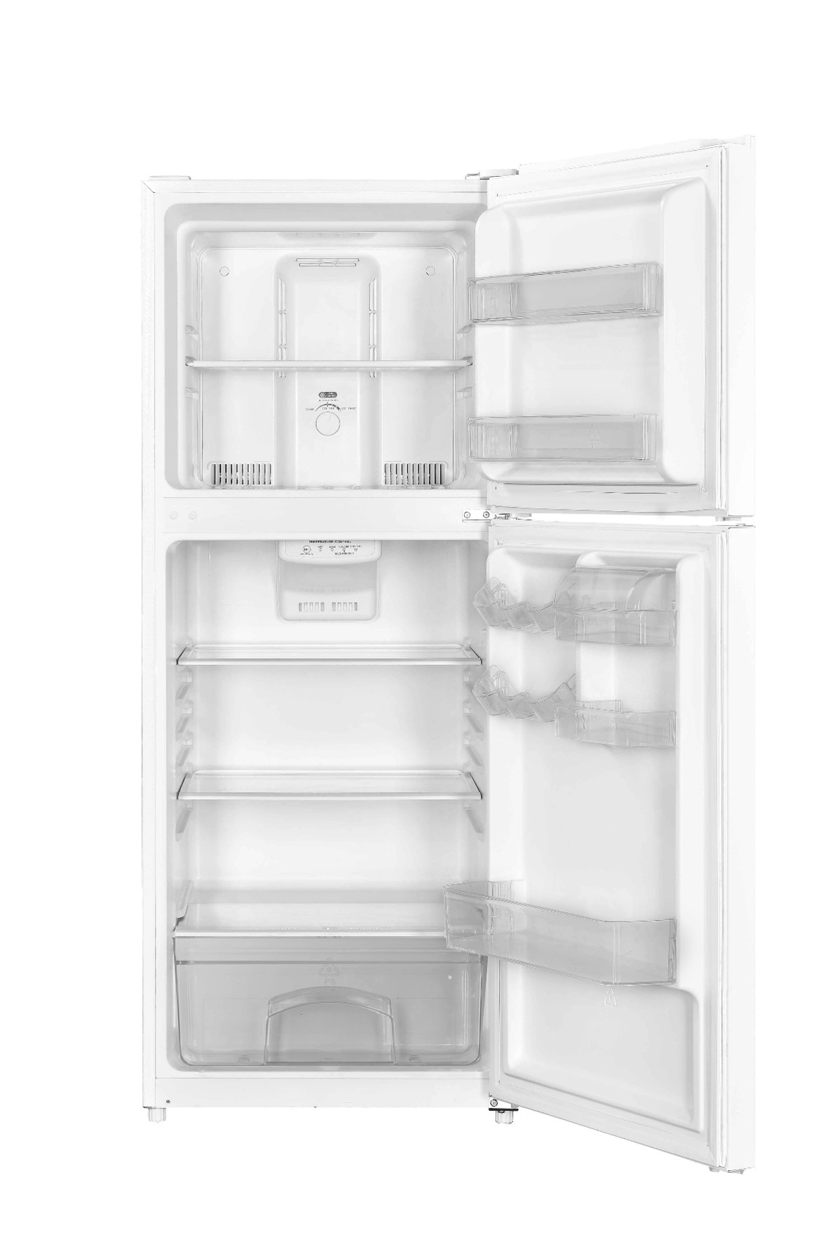 Refrigerador de congelador superior de profundidad de mostrador de 11.6 pies cúbicos Premium (Blanco)