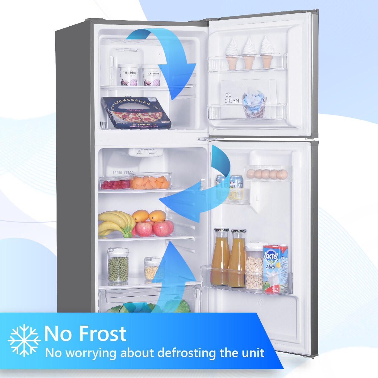 Refrigerador superior con congelador de mostrador de 10.1 pies cúbicos (Acero inoxidable) Certificado ENERGY STAR MDRF1010ESE