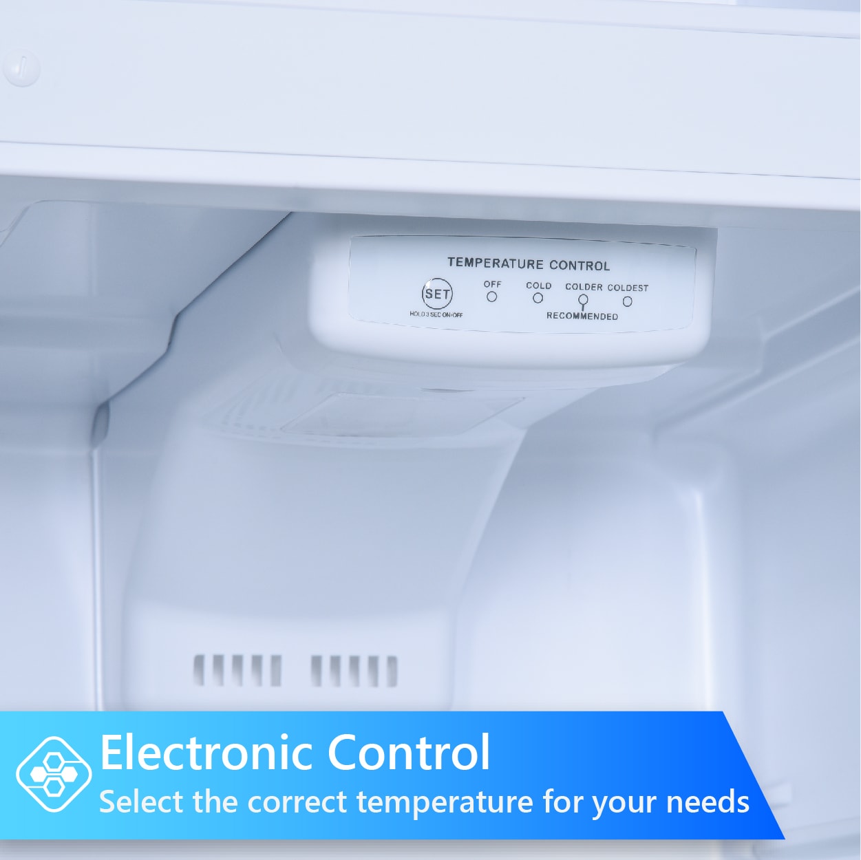 Refrigerador superior con congelador de mostrador de 10.1 pies cúbicos (Acero inoxidable) Certificado ENERGY STAR MDRF1010ESE