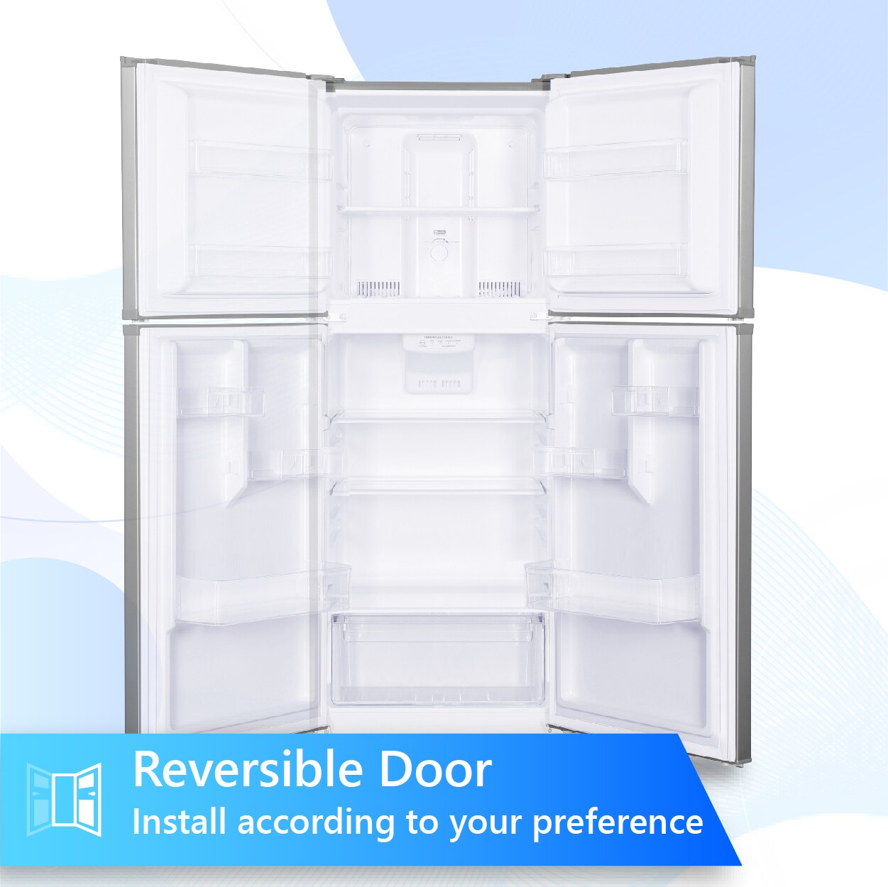 Refrigerador superior con congelador de mostrador de 10.1 pies cúbicos (Acero inoxidable) Certificado ENERGY STAR MDRF1010ESE