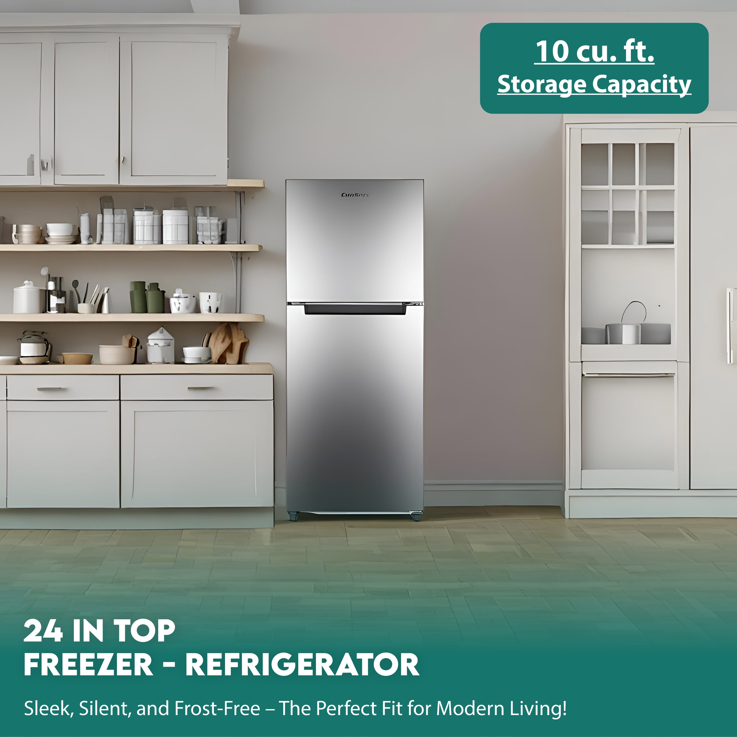 Refrigerador superior con congelador de mostrador de 10.1 pies cúbicos (Acero inoxidable) Certificado ENERGY STAR MDRF1010ESE