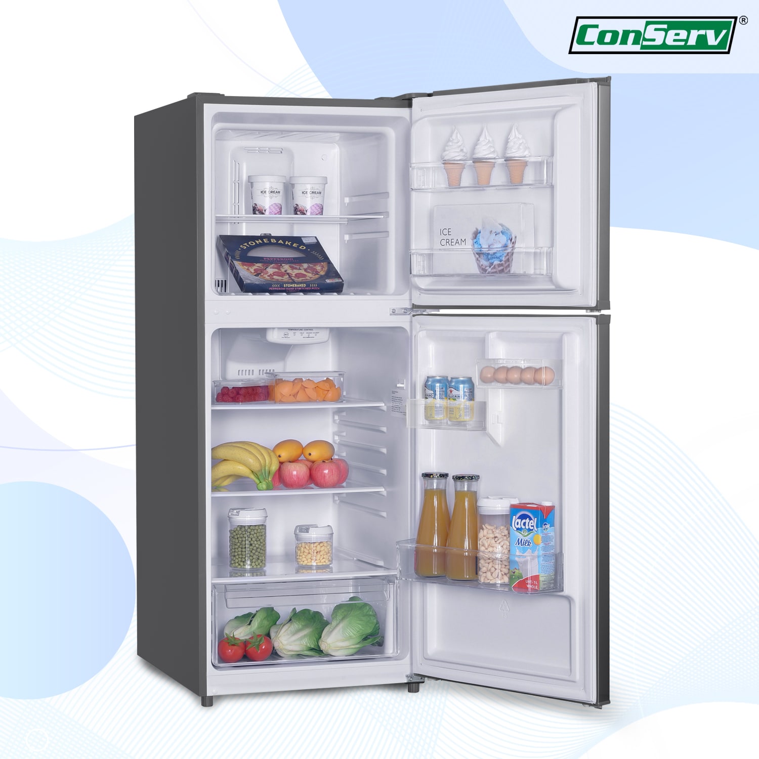 Refrigerador superior con congelador de mostrador de 10.1 pies cúbicos (Acero inoxidable) Certificado ENERGY STAR MDRF1010ESE