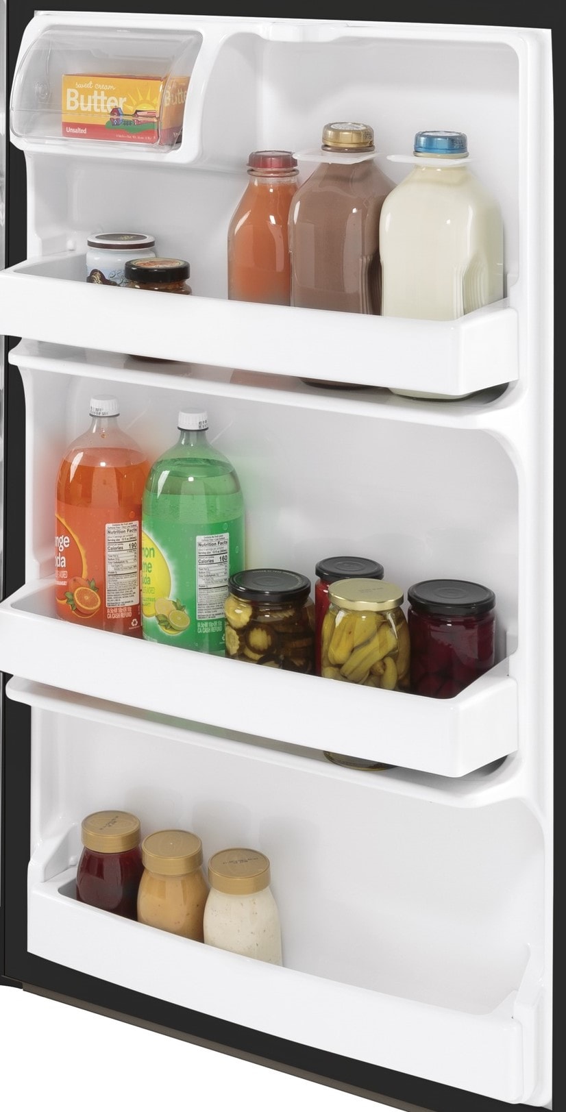 Refrigerador de 17.5 pies cúbicos con congelador superior (Plateado) Certificado ENERGY STAR