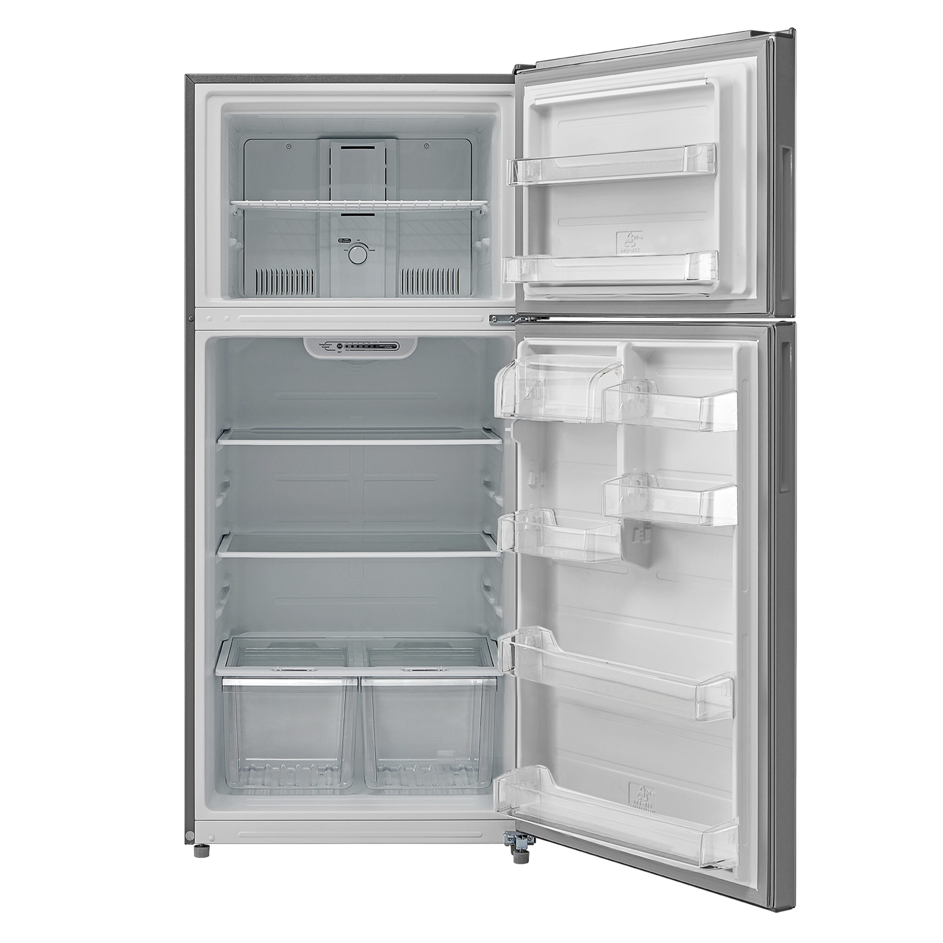 Refrigerador con congelador superior de 18 pies cúbicos (Acero inoxidable) FF18D3S-4 de Avanti
