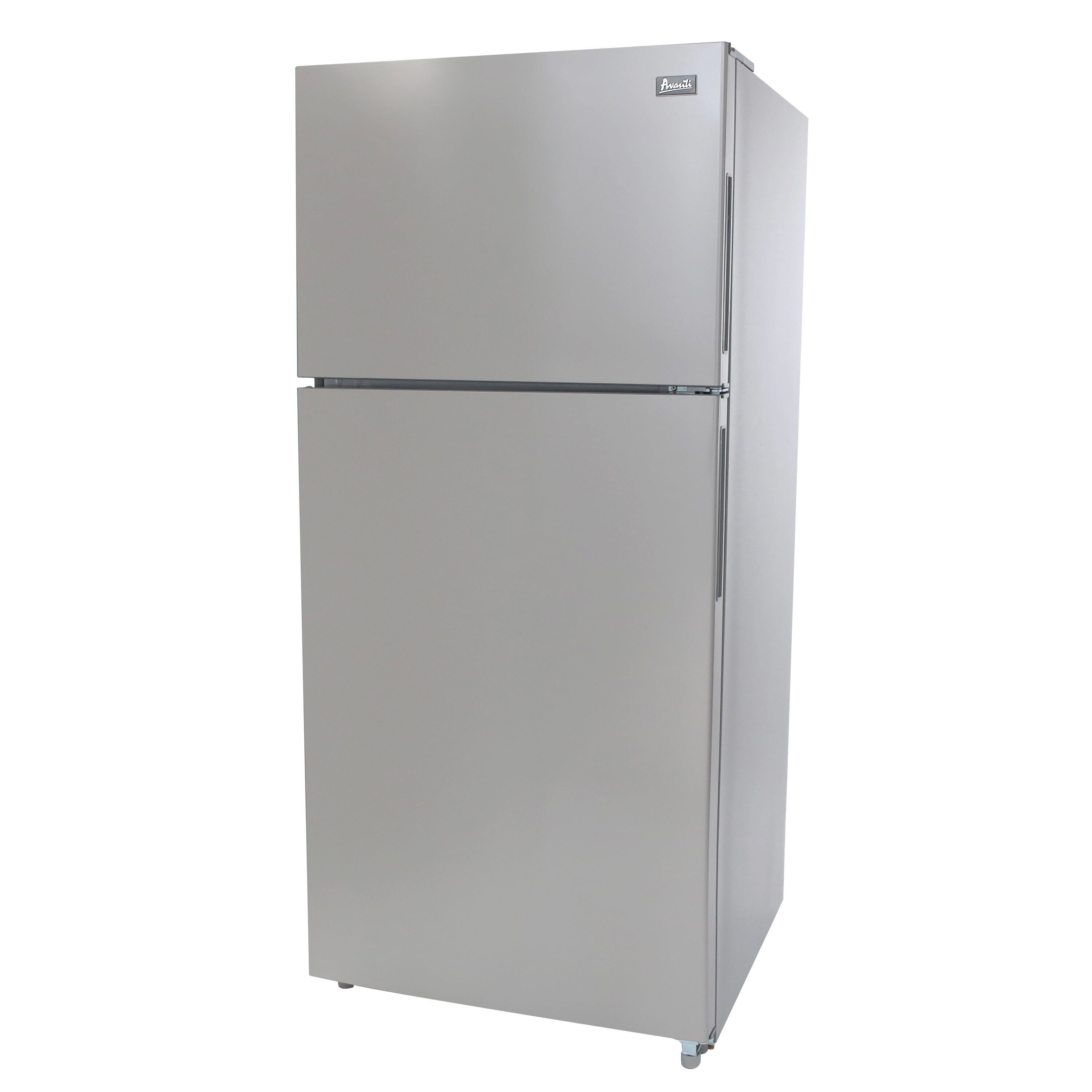Refrigerador con congelador superior de 18 pies cúbicos (Acero inoxidable) FF18D3S-4 de Avanti